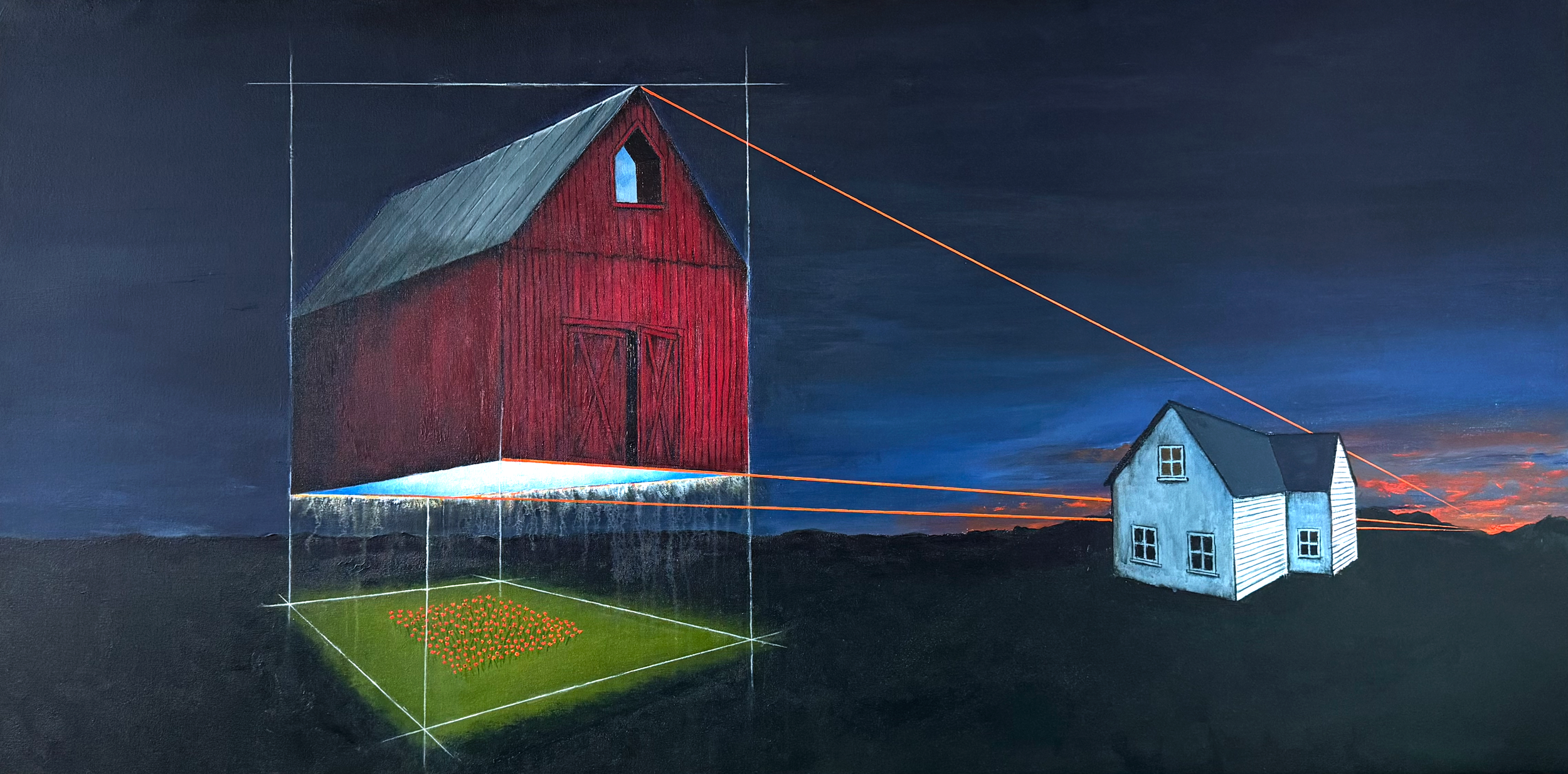 Turn a Blind Eye, 60" x 30"