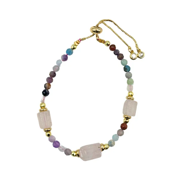 Rose Quartz Adjustable Bracelet