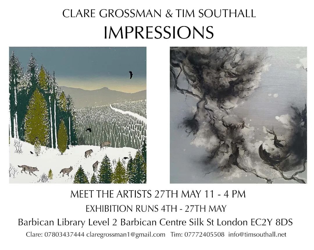 Following on from the Affordable Art Fair,  l have 'Impressions' an exhibition with @timsouthallart now on. 
Priivate Viewing tomorrow evening at the Barbican Centre.
DM me for a personal invitation.

#barbicancentre 
#impressions 
#artgallery 
#artf