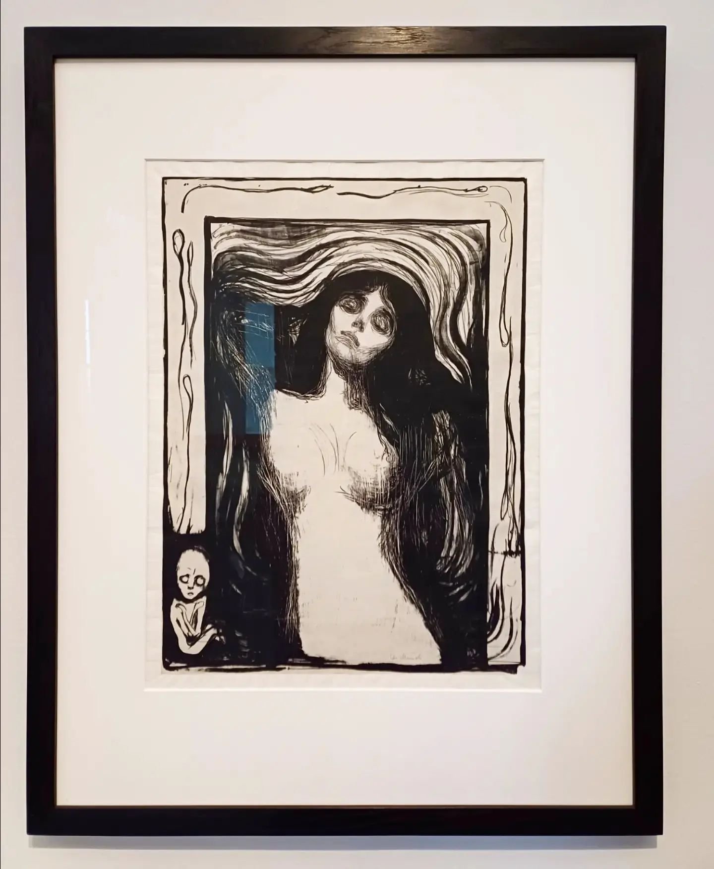 Highlights from my recent artist residency @edinburghprintmakers l wanted to share some of the sights &amp; experiences of this wonderful city.

Edvard Munch's Madonna @natgalleriessco
He made over 100 unique variations of this print.

Do Ho Suh - in