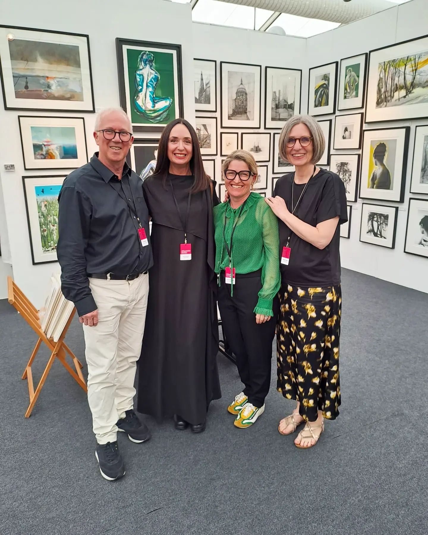 Calm before the opening @affordableartfairuk 
Now open until 9pm this evening and this weekend from 11am til 6pm.

I'm showing with @timsouthallart @melaniebellisartist and @tammymackayart on Stand D8

Do message me if you would like tickets to visit