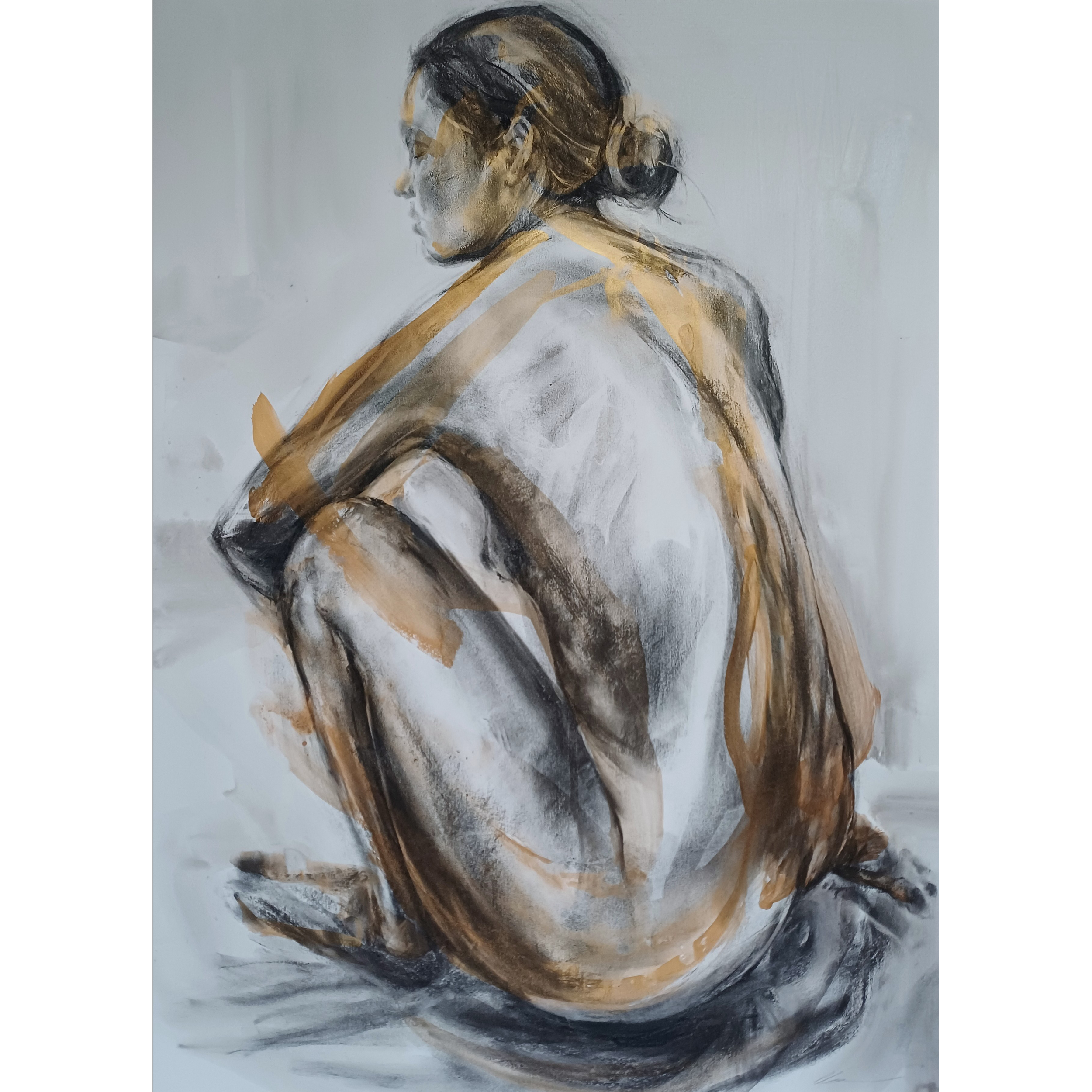 Nude in Gold No 10, Clare Grossman.webp