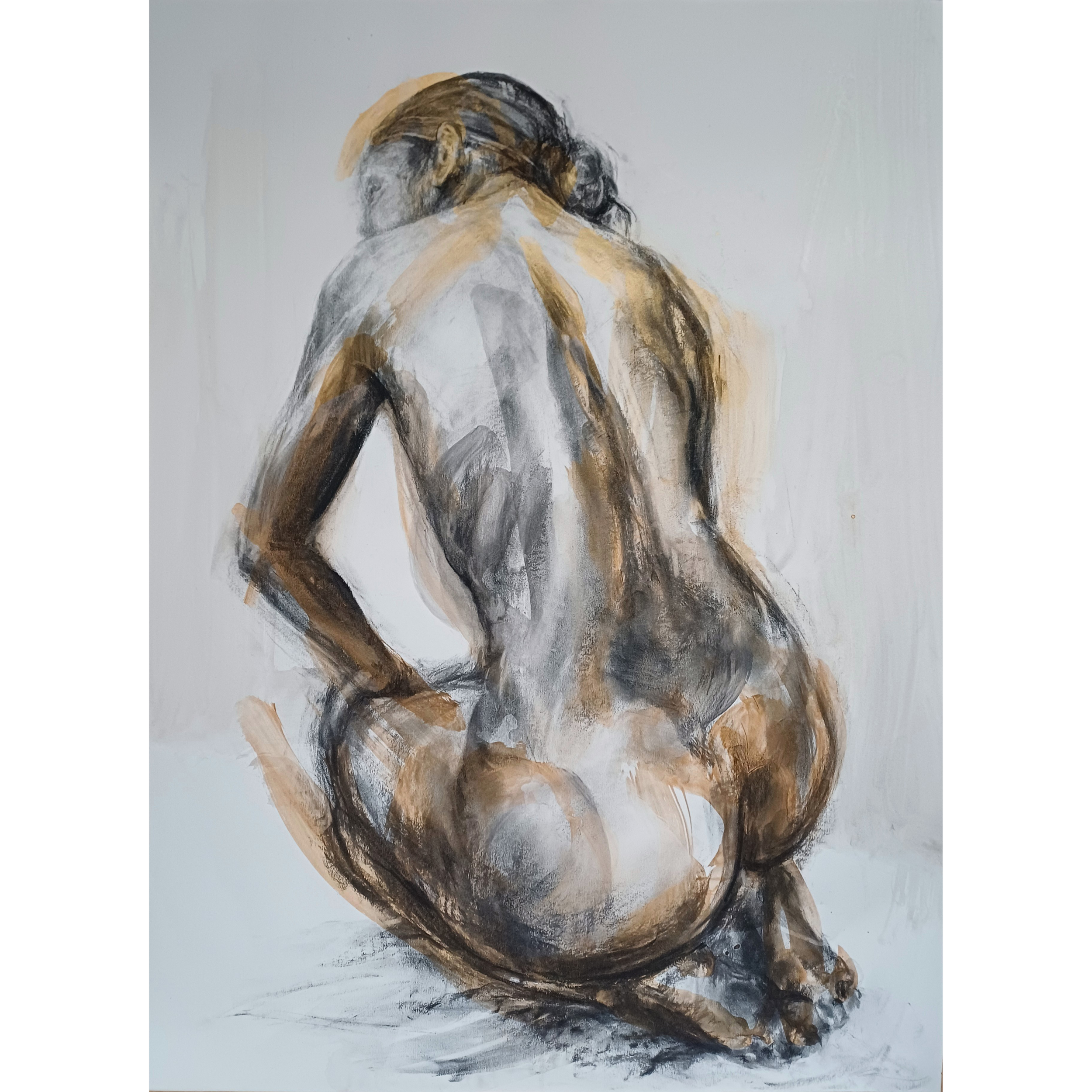 Nude in Gold No 12, Clare Grossman.webp