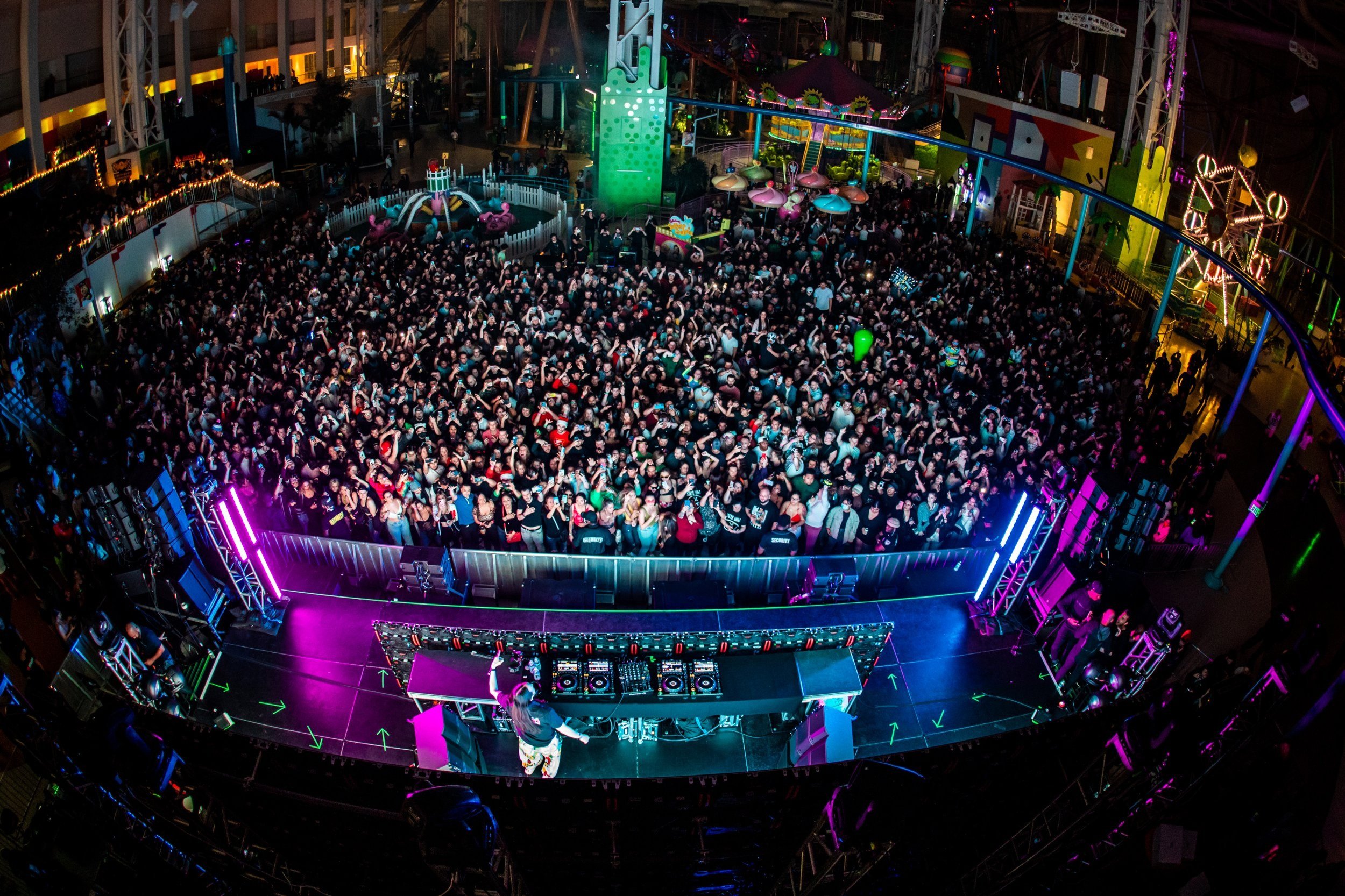 Steve Aoki takes over Nickelodeon Universe, part of a Live Nation partnership at American Dream