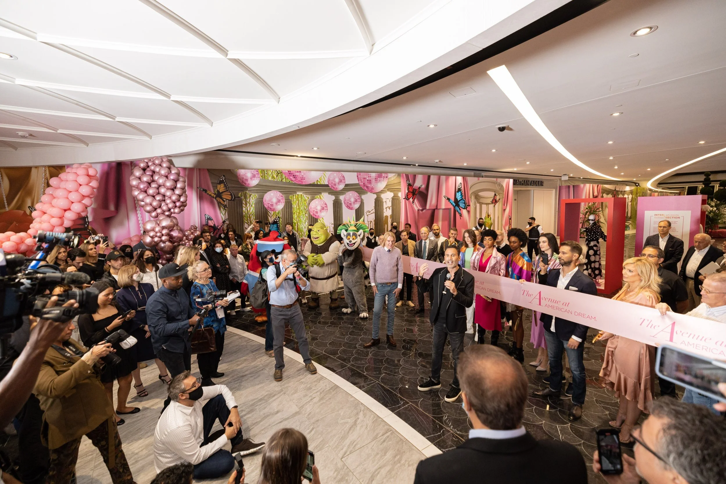 Grand opening of The Avenue, a luxury shopping and dining destination, at American Dream