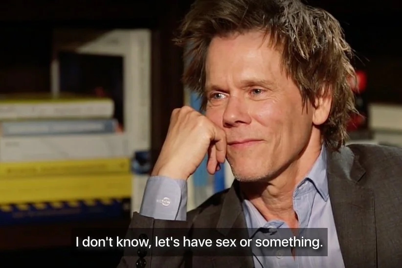 Kevin Bacon appeared in GQ's "GQ+A" event and content series, sponsored by Montblanc
