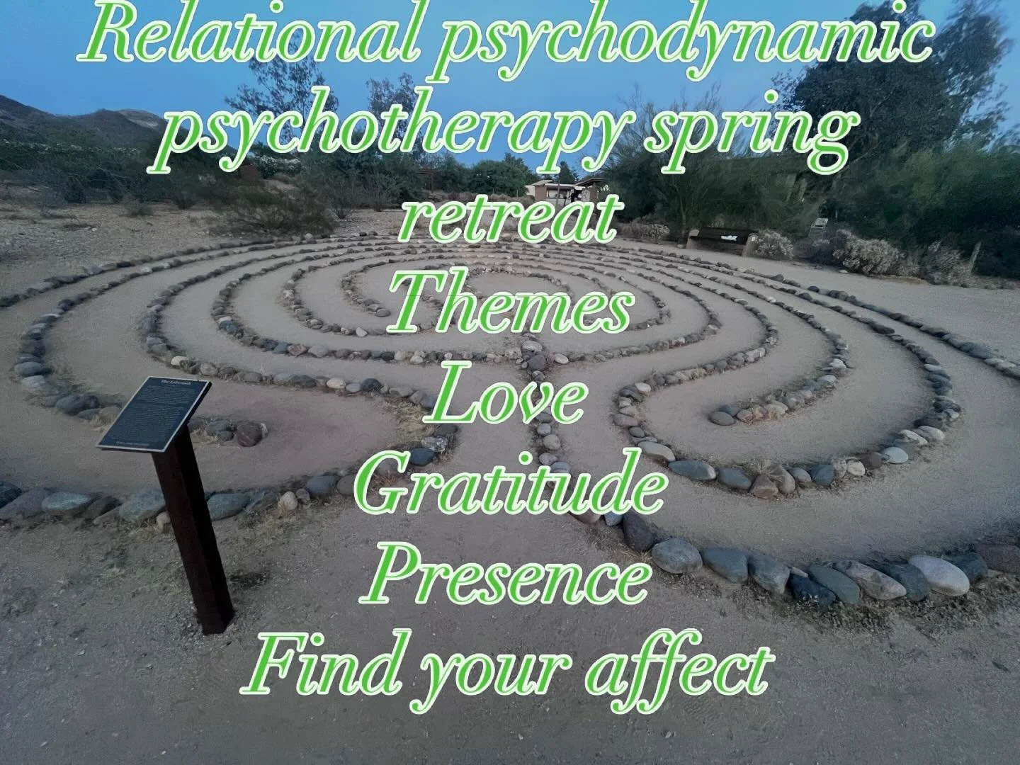 Two incredibly full days at the Contemporary Psychodynamic Institute relational psychotherapy program spring retreat 💚