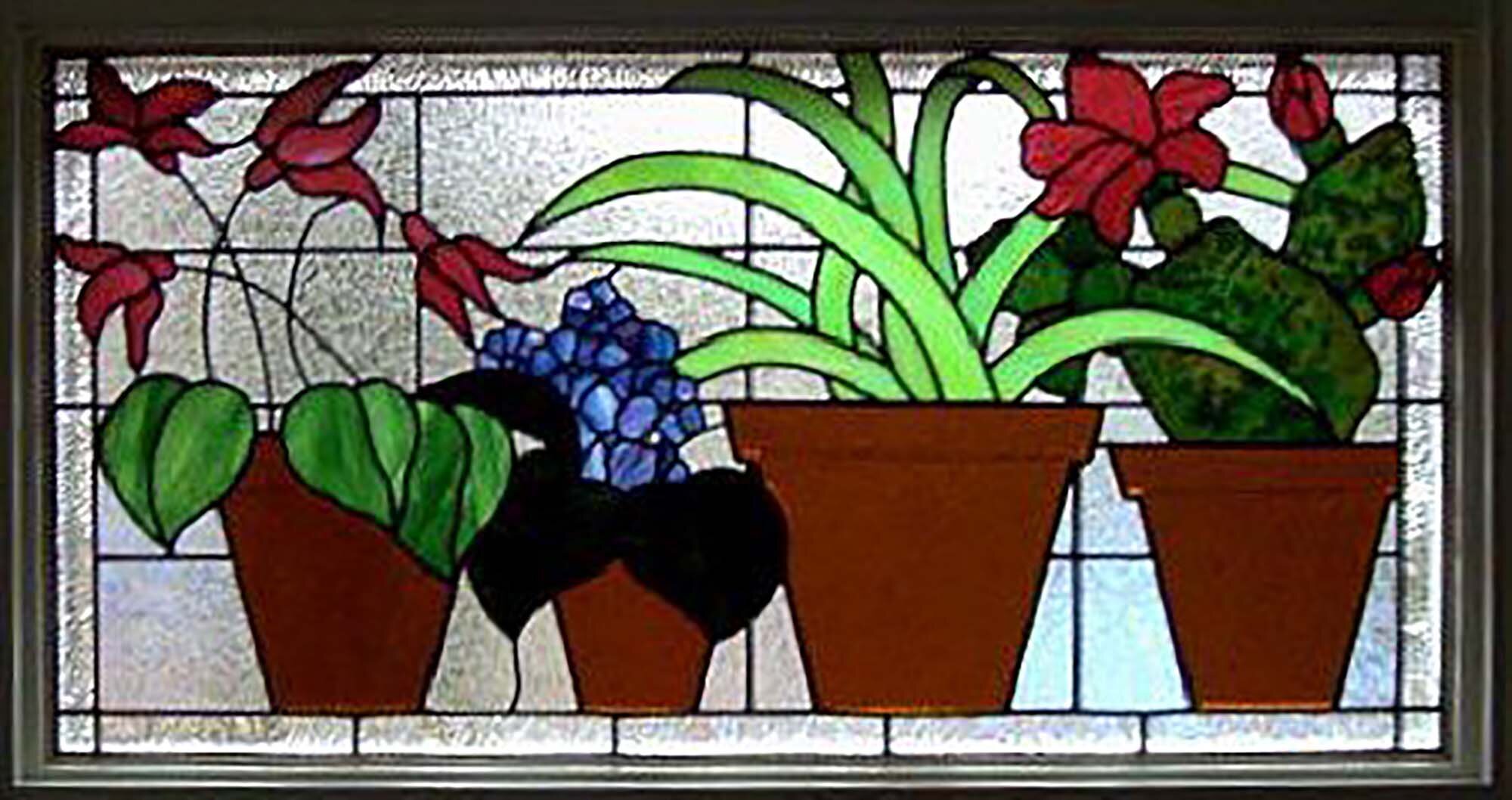 Stained Glass Plants — Shed Brand Studios