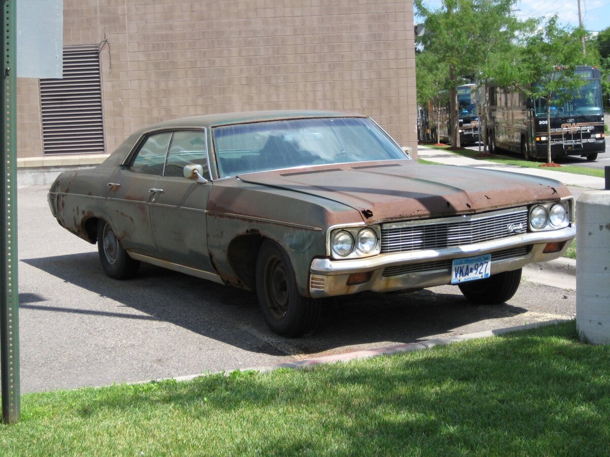 How not to dispose of an old broken down car