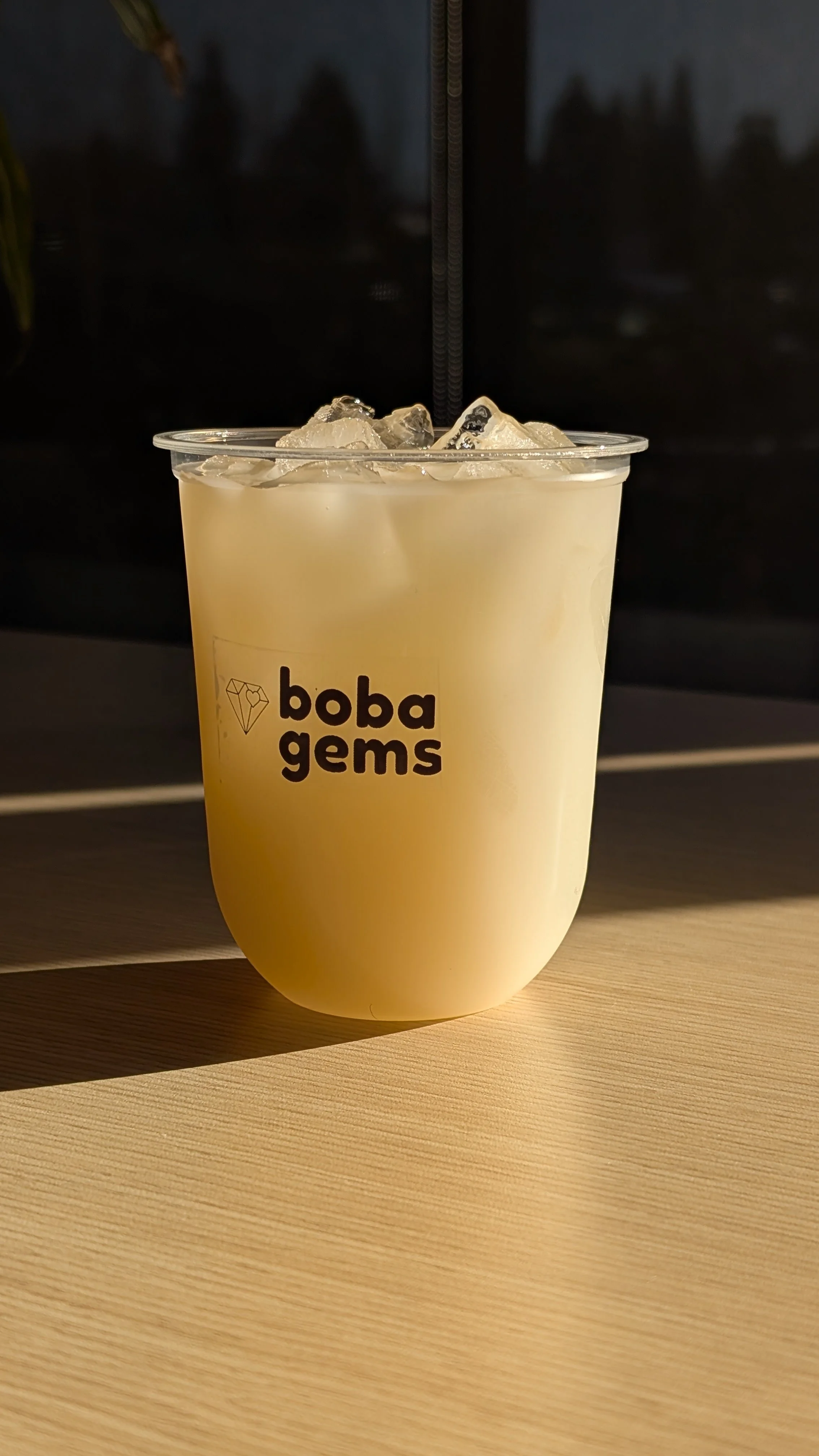 BOBA GEMS: White Peach Boba