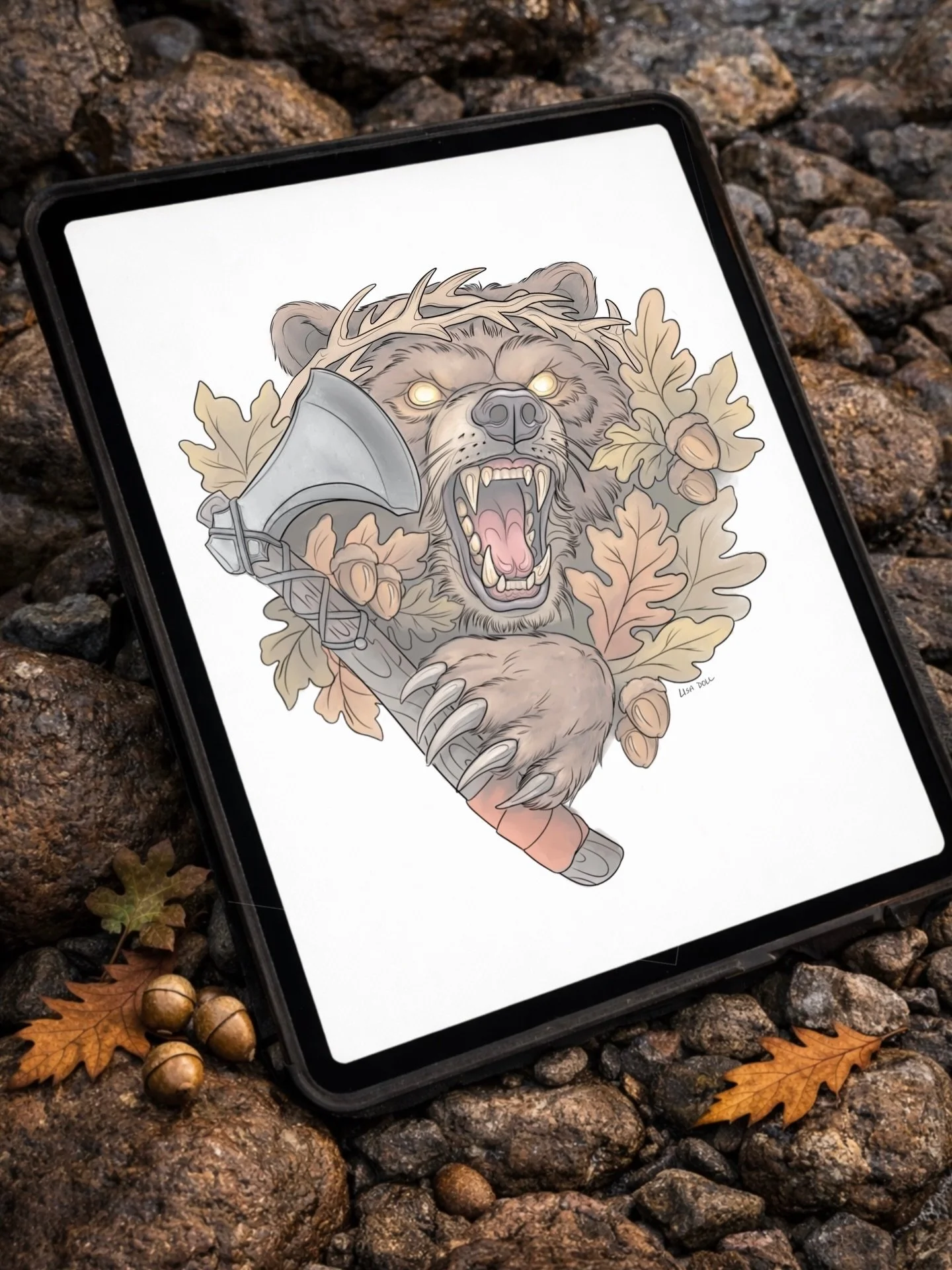 New Bear design available from the Bestiary: Wild Hunt series! Check out my highlights for the rest of the series. These are available as one off custom pre drawn tattoos and can be easily joined together as well into one concept sleeve. 

I take app
