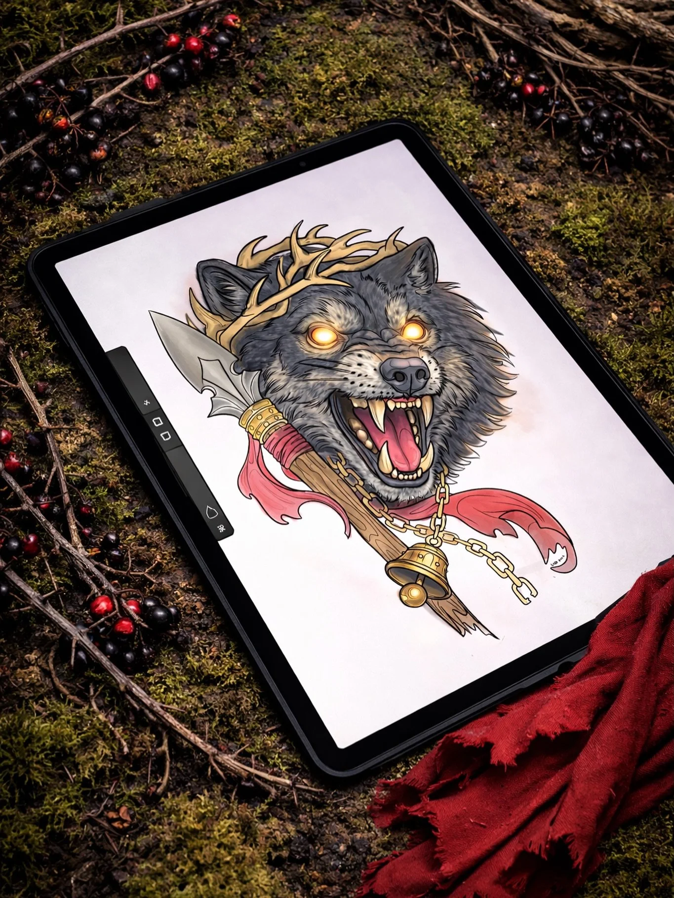 Available design, Wolf and spear from The Bestiary: Wild Hunt series which also has a pink leopard available. Fox and stag will be coming soon. ✨

I take appts at @time_bomb_tattoo in Frederick, MD

If you&rsquo;re interested in these designs, or som