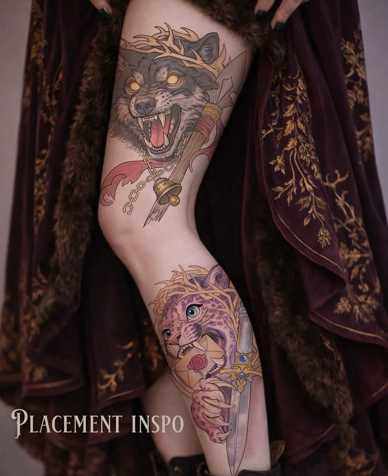 Here are some placement ideas! Swipe through to see the different Bestiary designs available and message to claim ✨ Owl, Raven, Fox, Wolf, Bear, Panther ✨
Which one speaks to you the most?

These are meant to be sizable and take up large sections of 
