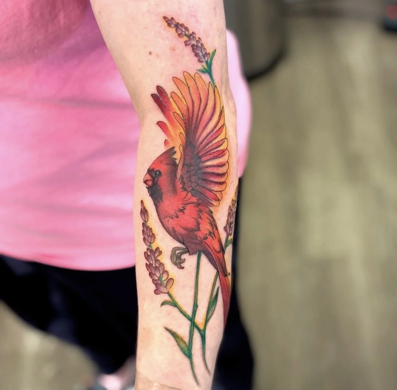 Red Cardinal Tattoo