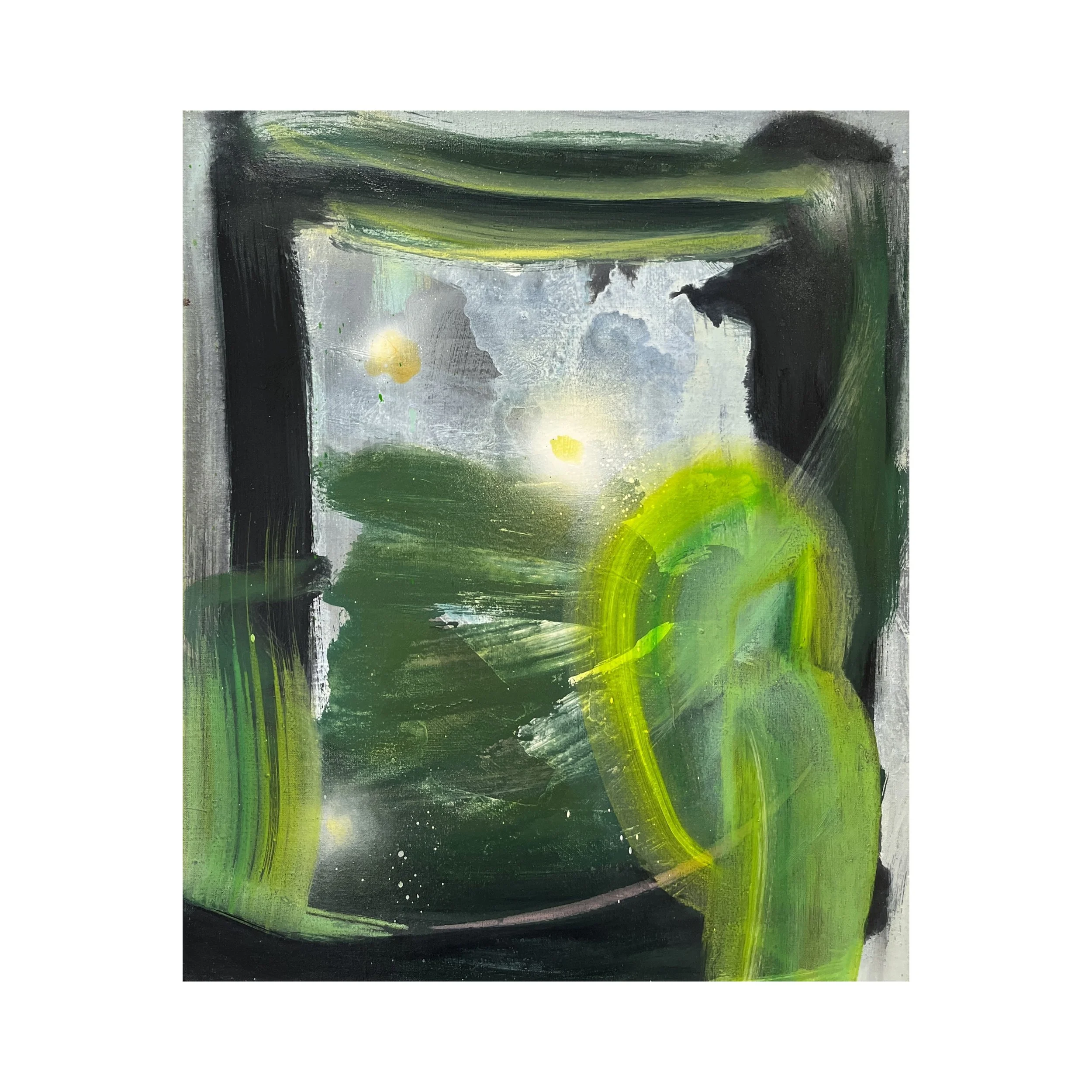 Levity Portal, 60 x 50 cm, oil on linen