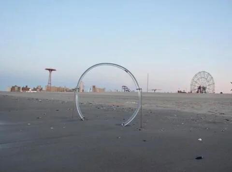 A structure for a fresh fish water to look at the sunset on the sea, 2017