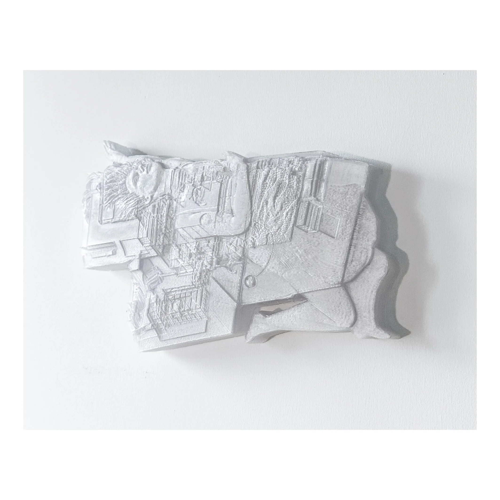 Wherever I've Lived, 2026, translucent FDM Print, 31x20x3cm