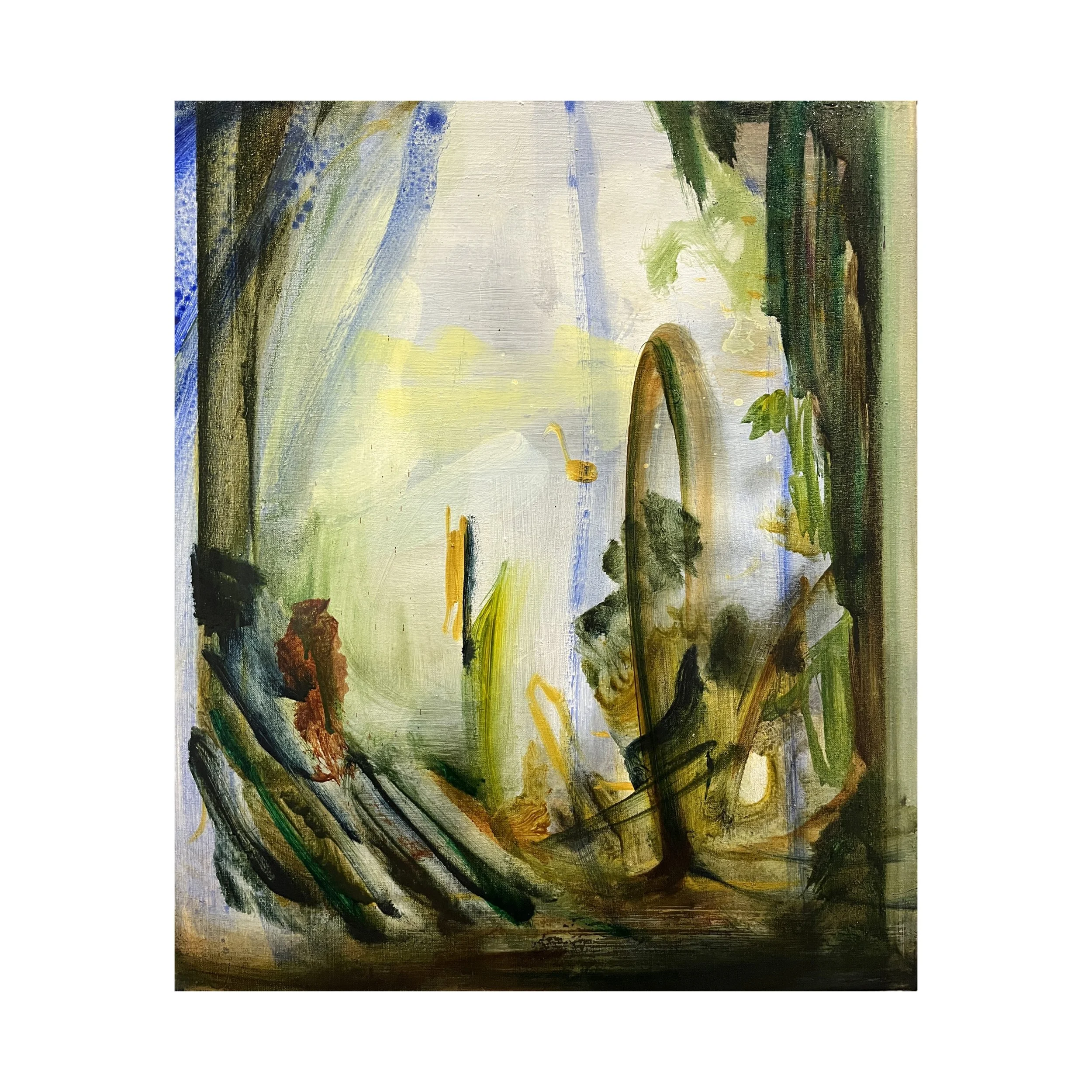 Forest Mind III, 60 x 50 cm, oil on linen