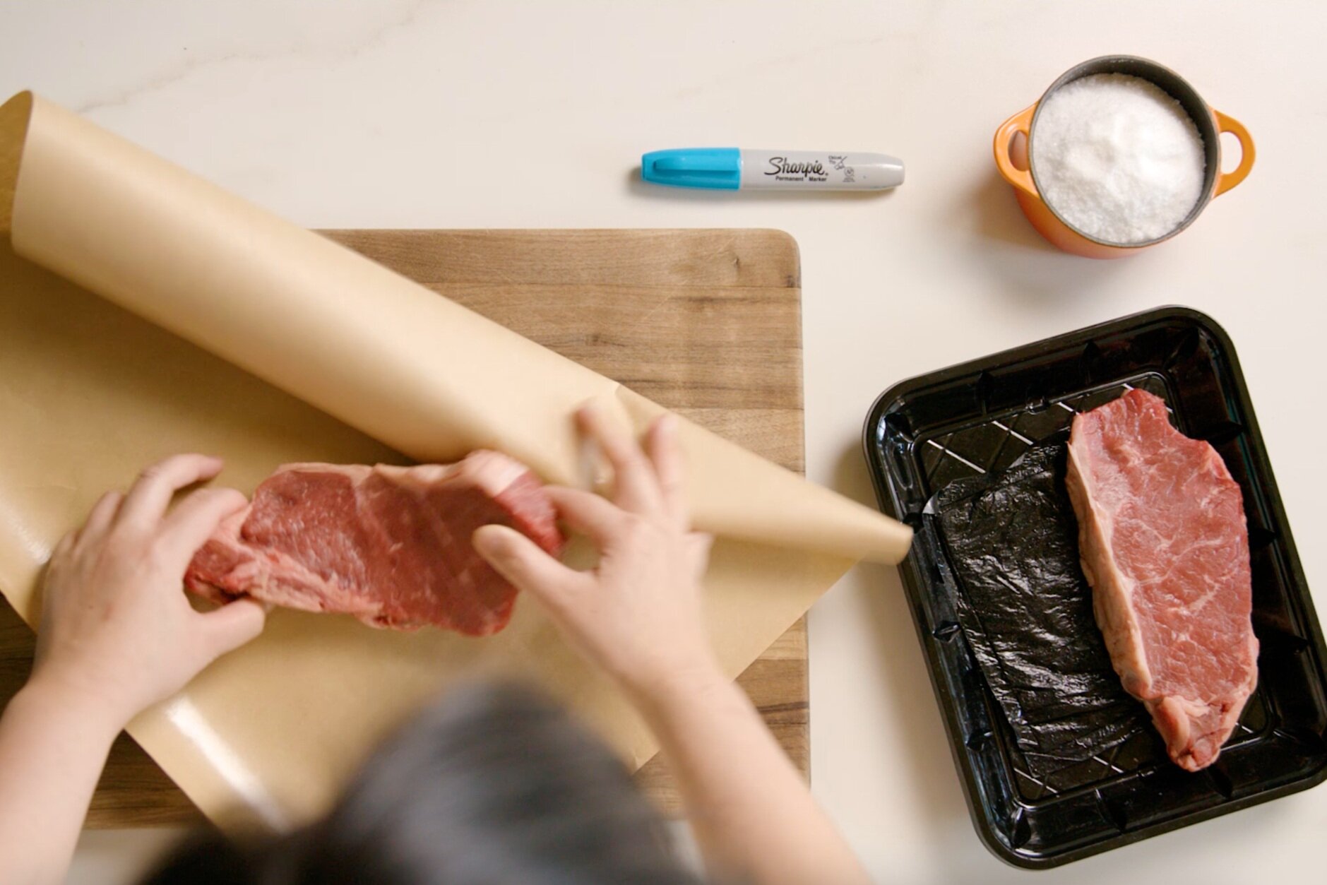 What works best for freezing fresh meat: paper freezer wrap