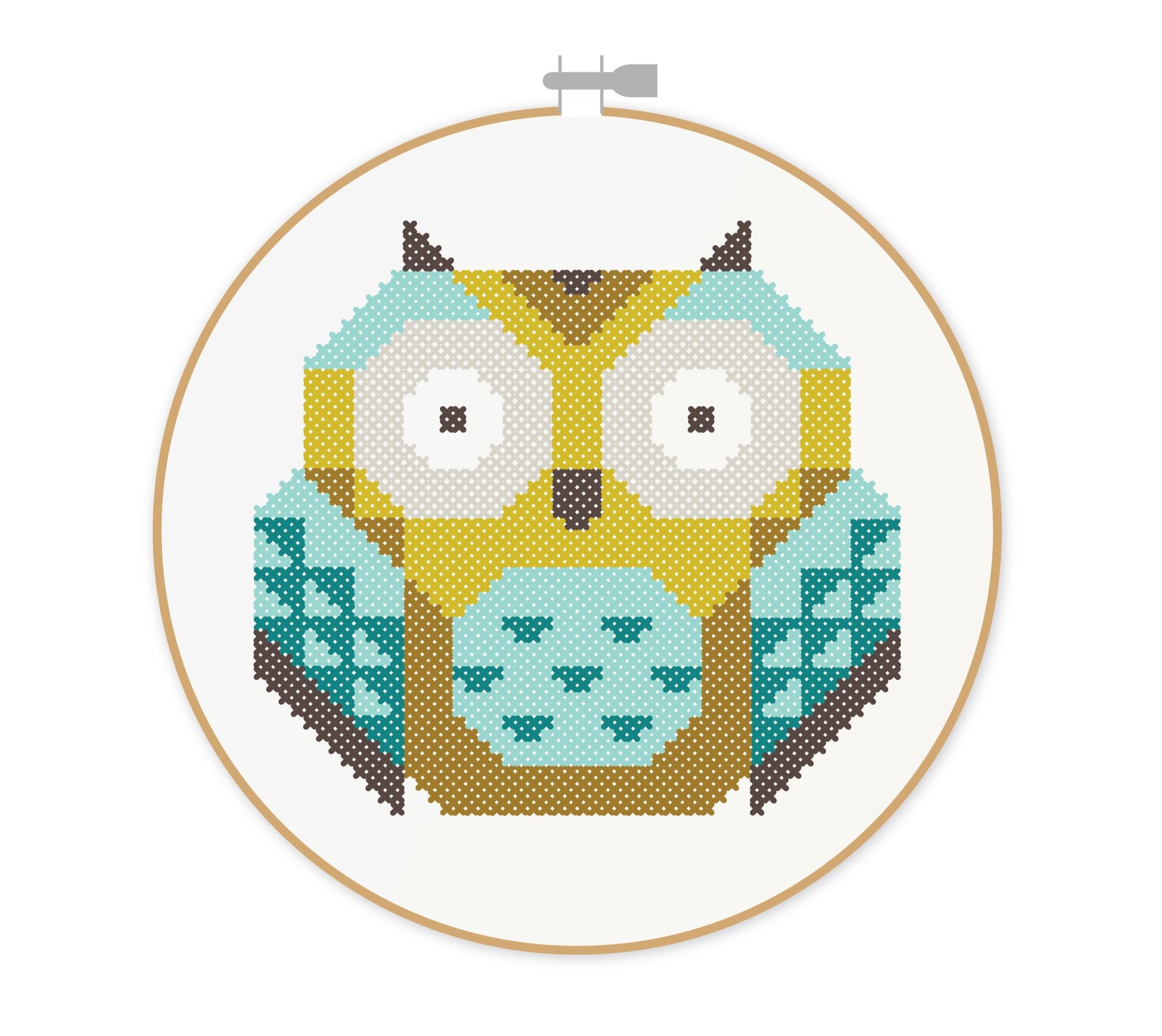 Little Owl Cross Stitch Pattern (PDF)