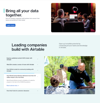 Landing page from brand campaign "This is how"
