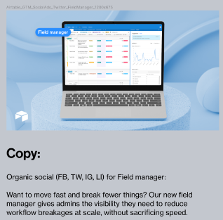 Social for dev-centric feature launch