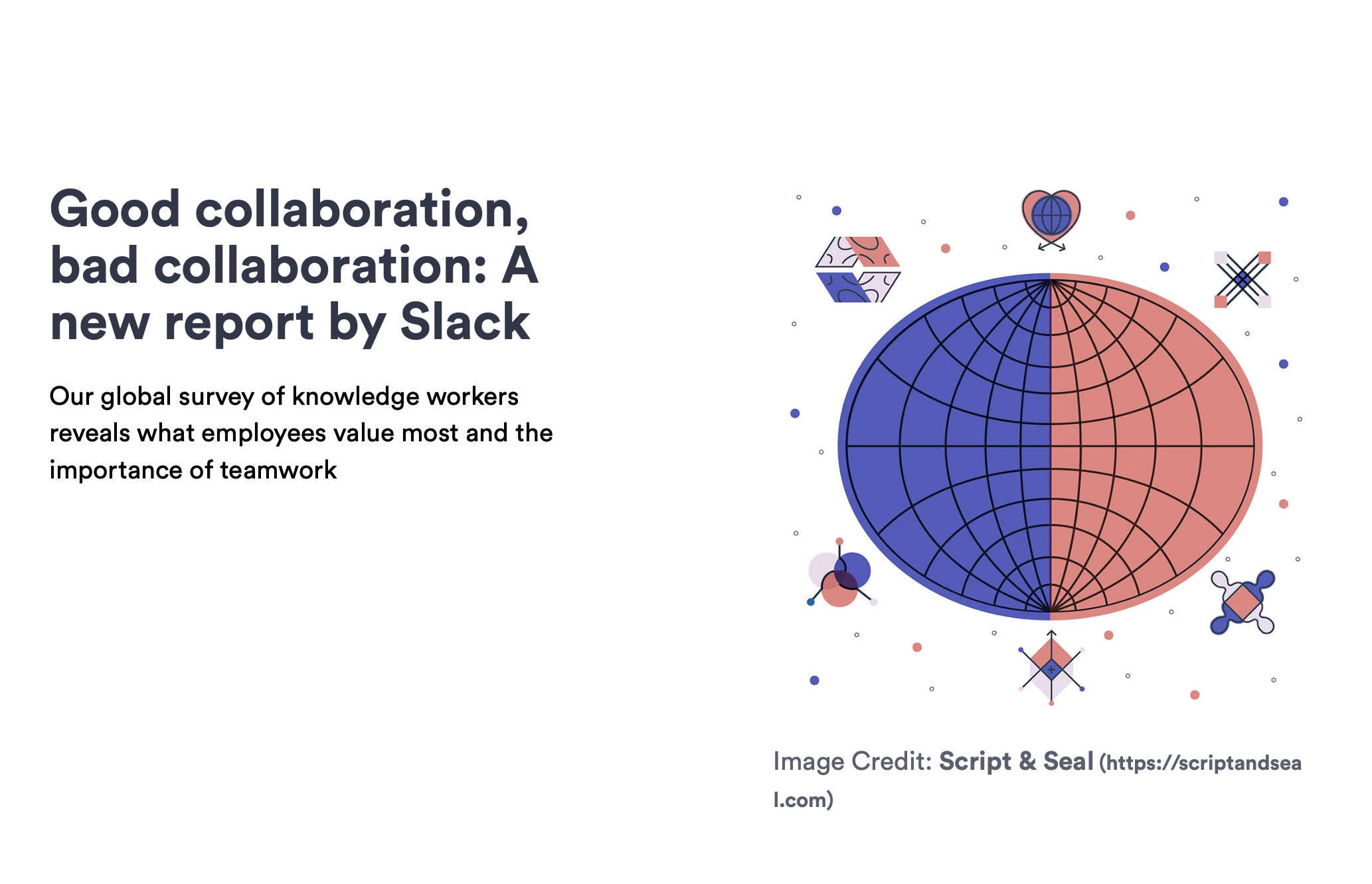 Long-form report based on survey data