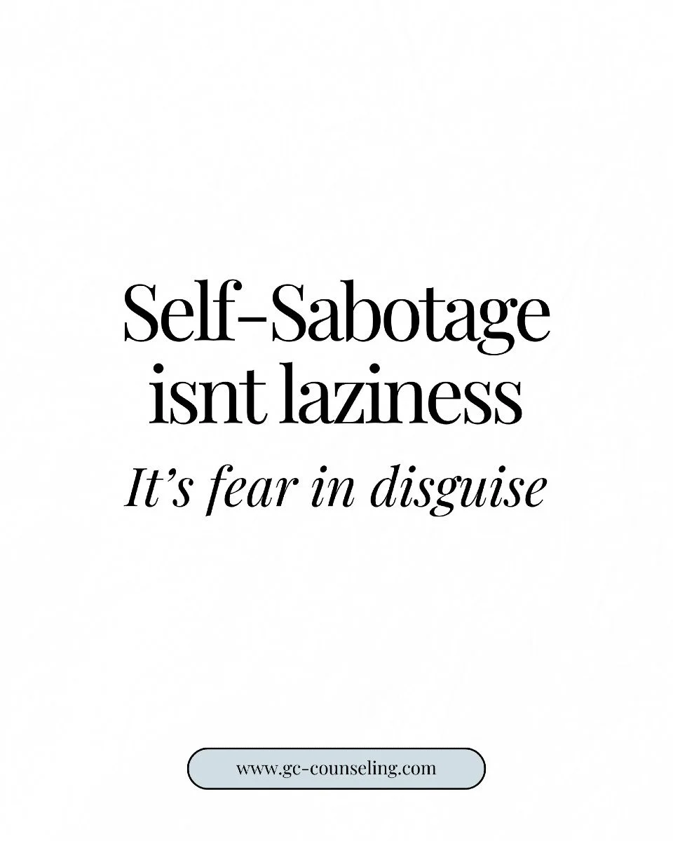 If you&rsquo;ve ever found yourself procrastinating, avoiding opportunities, or &ldquo;messing things up&rdquo; just when things start going well&mdash;you&rsquo;re not alone.

This is self-sabotage&mdash;and it&rsquo;s not because you&rsquo;re lazy 
