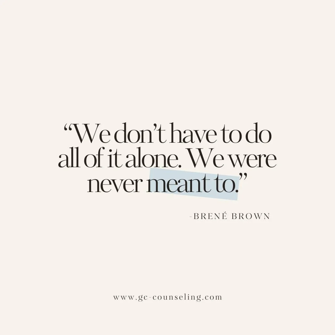 &ldquo;We don&rsquo;t have to do all of it alone. We were never meant to.&rdquo; &mdash; Bren&eacute; Brown

Struggling doesn&rsquo;t make you weak&mdash;it makes you human.
We heal faster and deeper when we&rsquo;re seen, supported, and reminded tha