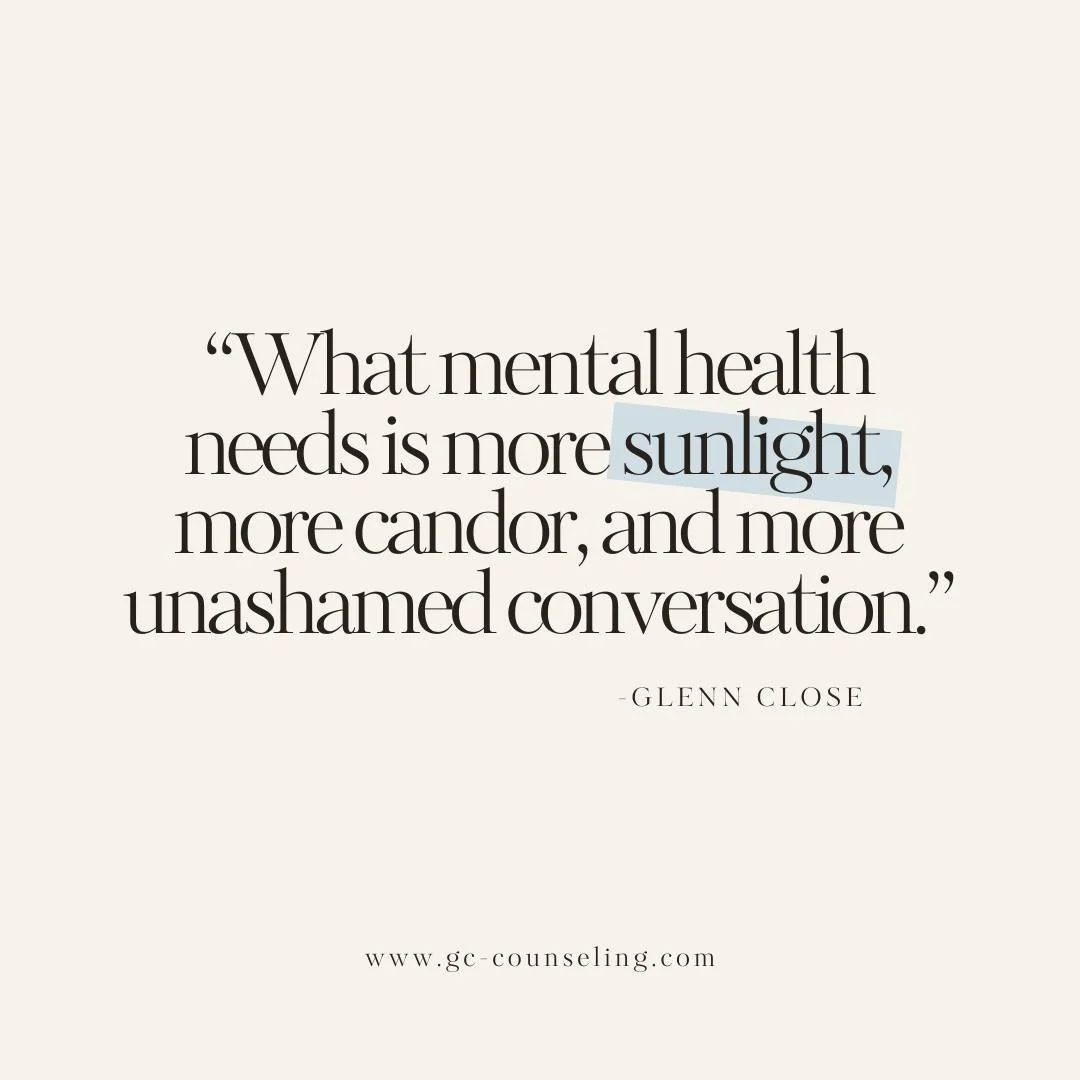 &ldquo;What mental health needs is more sunlight, more candor, and more unashamed conversation.&rdquo; &mdash; Glenn Close

Talking about mental health shouldn&rsquo;t feel taboo&mdash;it should feel human.
When we speak honestly about our struggles,