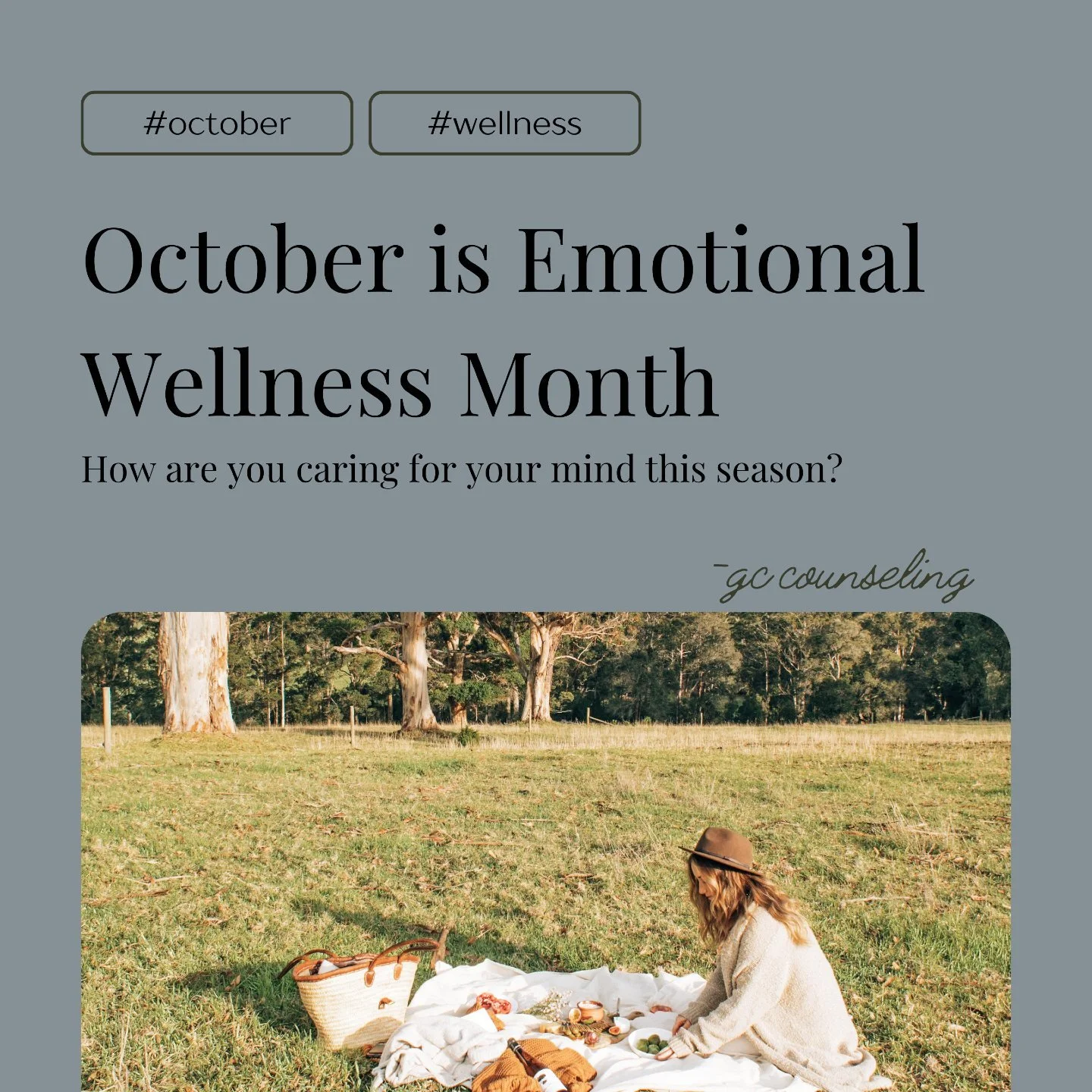 October is Emotional Wellness Month 🍂

This season invites us to slow down and reconnect with ourselves &mdash; to reflect, reset, and restore balance. Your mental health deserves the same care and attention you give to everything else in your life.