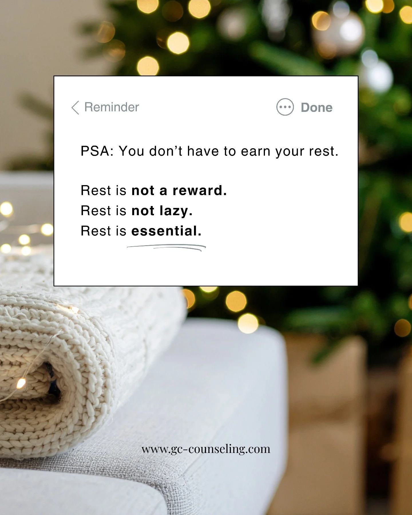 🔊We&rsquo;re taught to push through exhaustion, but your nervous system wasn&rsquo;t designed for nonstop output. Rest is a form of regulation &mdash; and it's one of the most productive things you can do for your mind. This week, remind yourself th