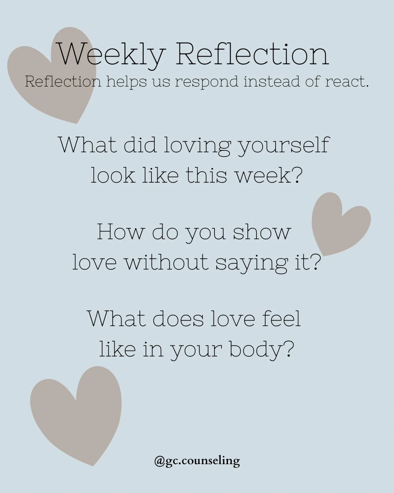 Leading up to Valentine&rsquo;s Day can be filled with lots of different emotions. Instead of reacting, let&rsquo;s reflect together. 
Save this. Sit with it. Journal it. Or reach out and connect with one of us! 
#wnycounseling #therapy #buffalothera