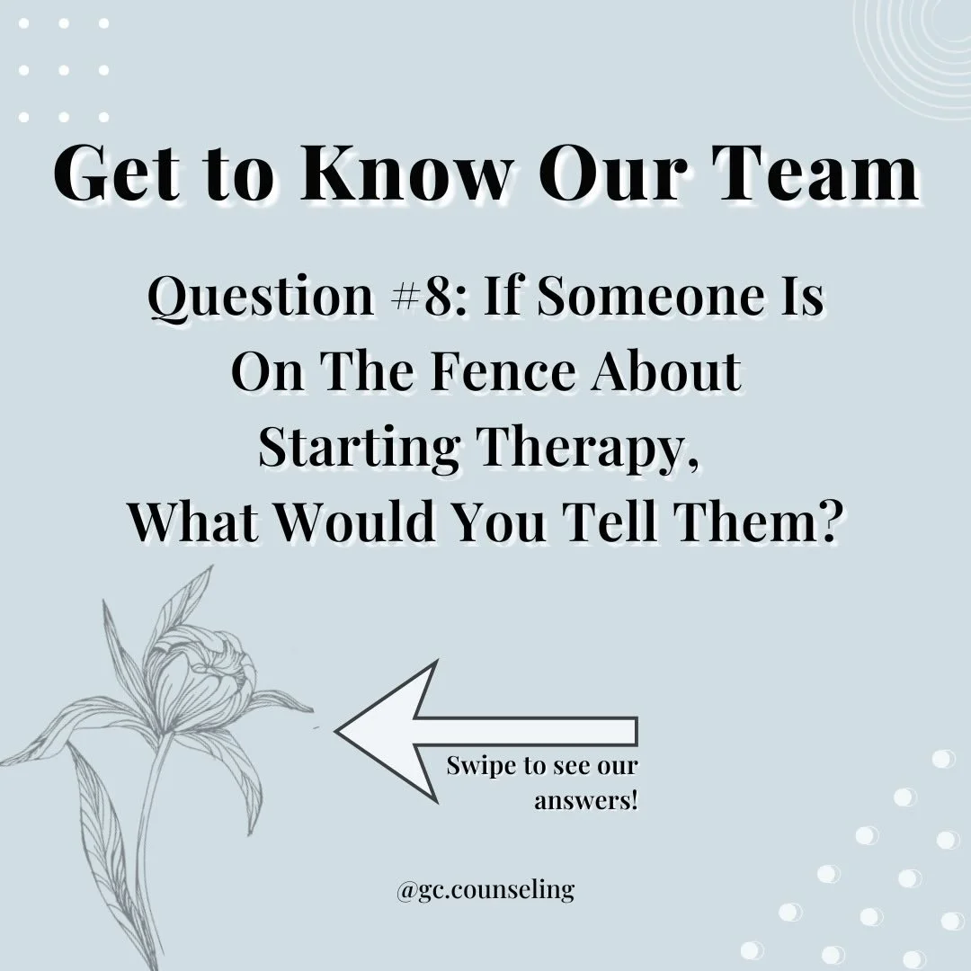 On the fence about starting therapy? You&rsquo;re not alone. A lot of people think about therapy for months (or years) before reaching out.

We asked our team what they would want someone to know before taking that first step.
Swipe to read our answe