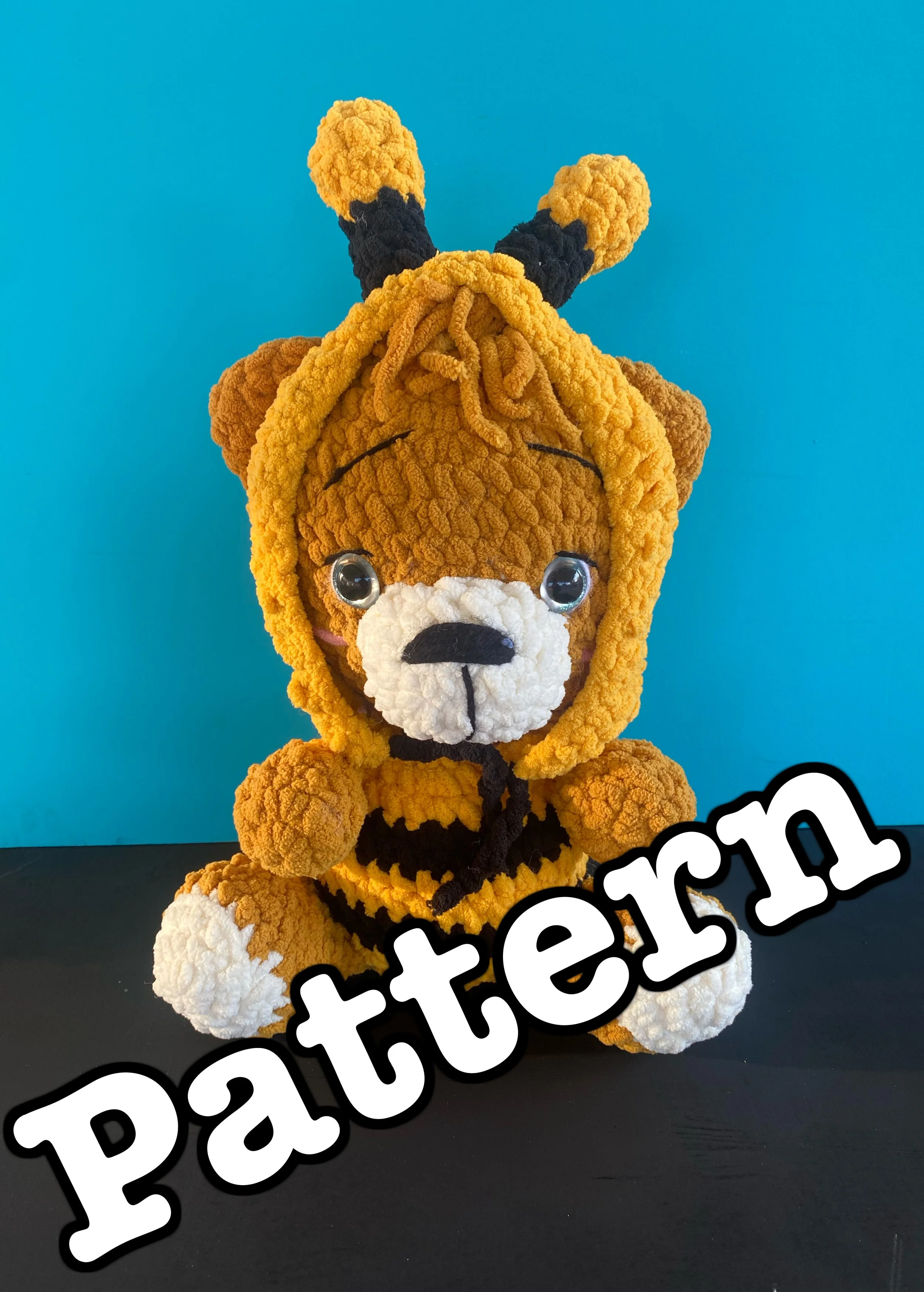 Benny Bear's Bee Costume (PATTERN)