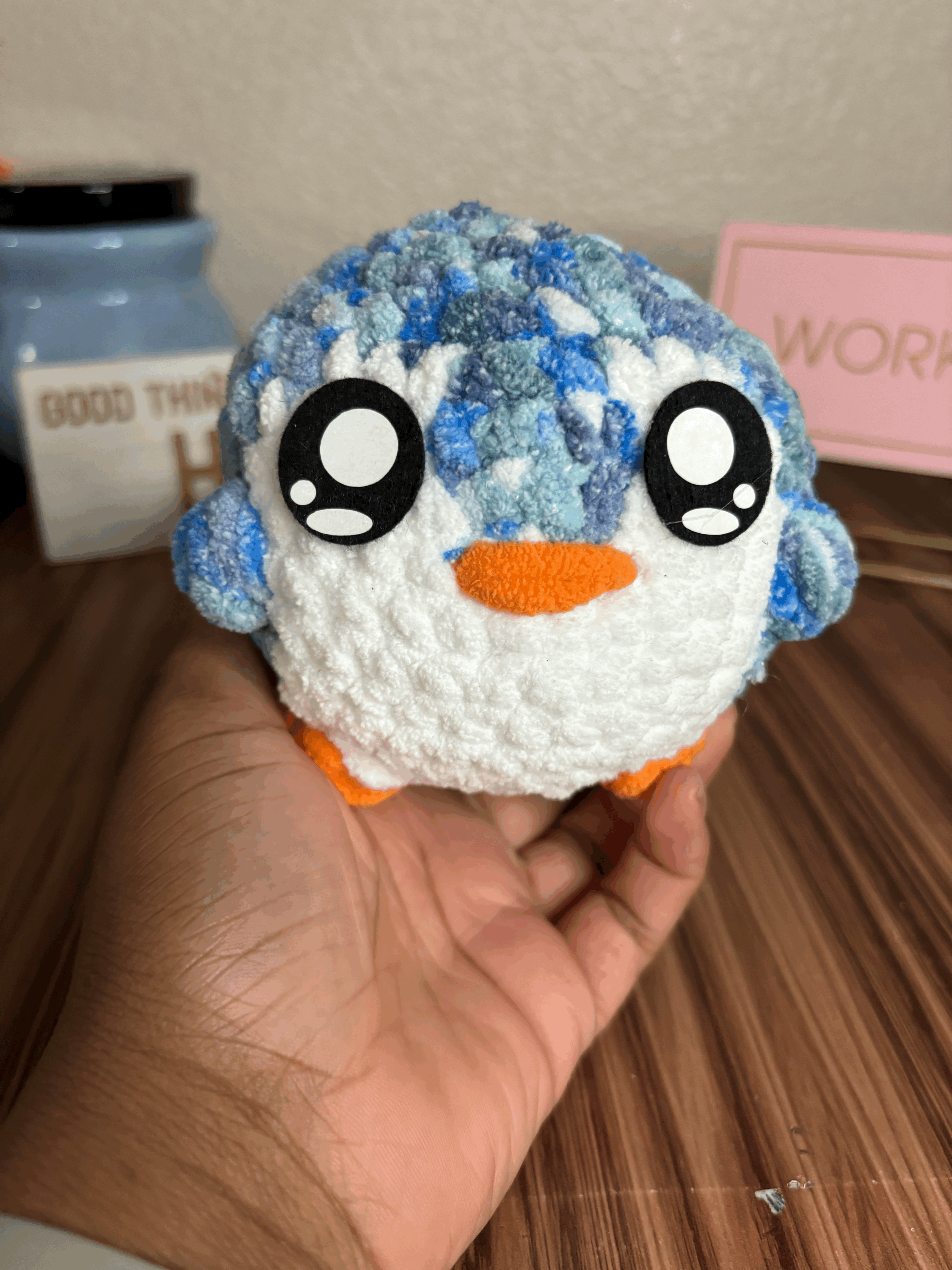Bubble Baby Penguin (Ocean Waves)