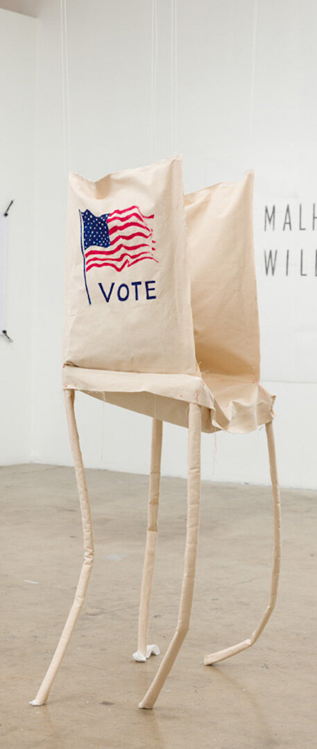 Voting Booth Soft Sculpture