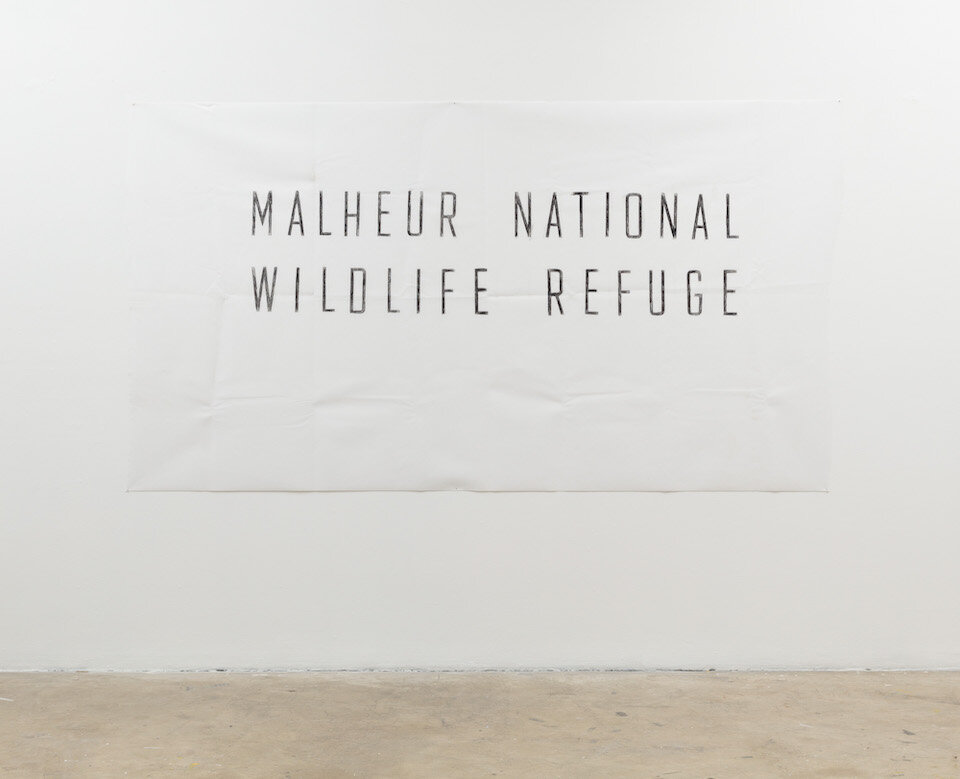   Malheur National Wildlife Refuge Sign Rubbing