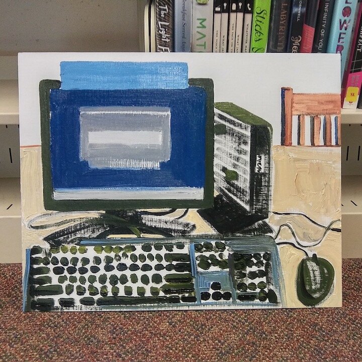 One Hour Computer Painting (Cypress Park Branch Library)