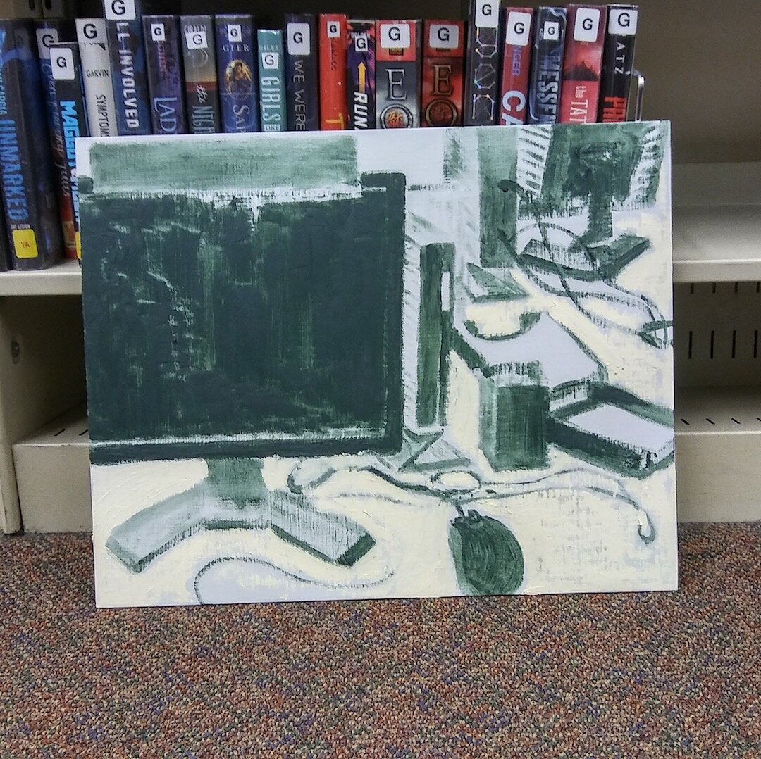 One Hour Computer Painting (Cypress Park Branch Library)