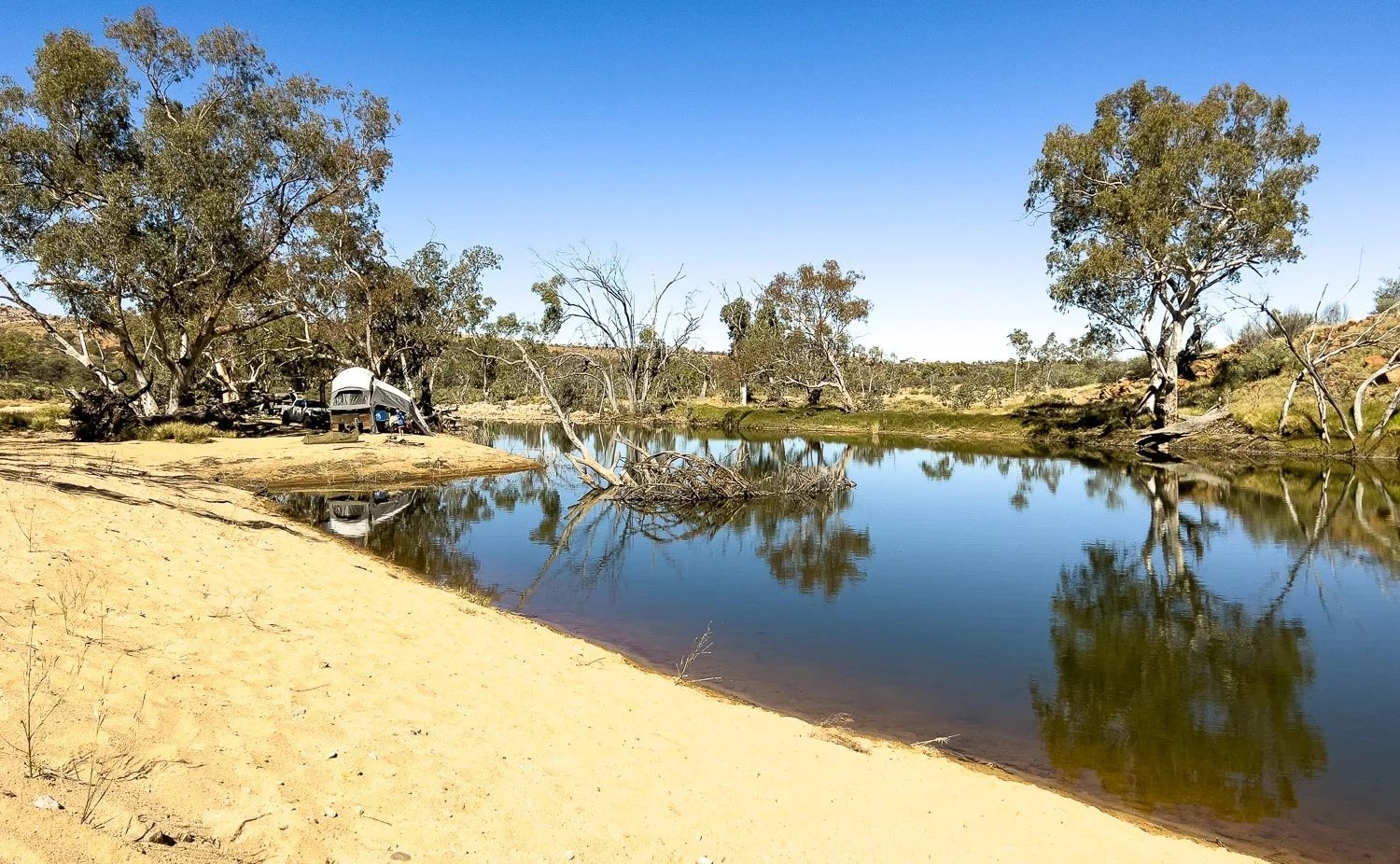 car camping at Birthday Waterhole
