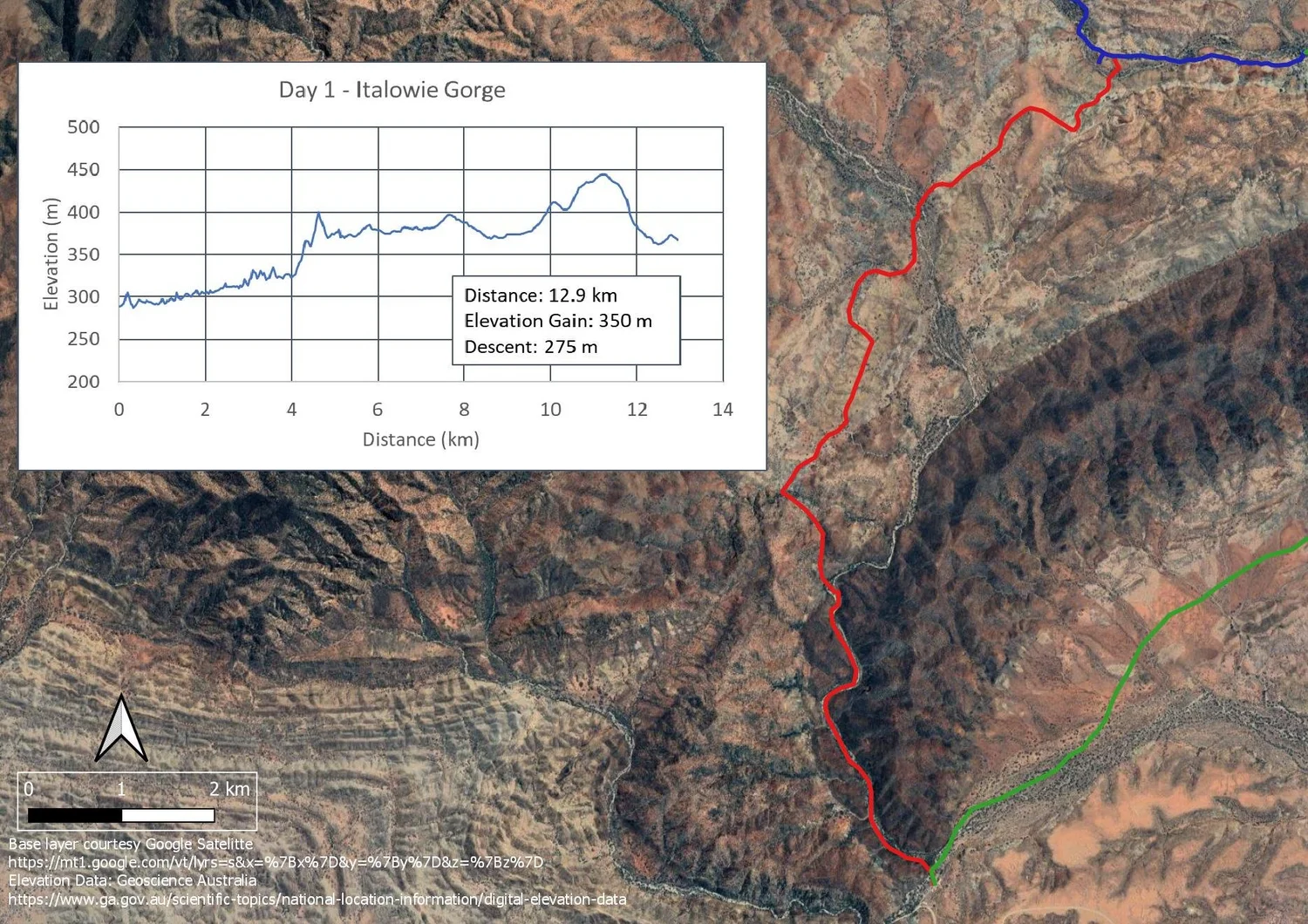 Day 1 - Gammon Ranges: Italowie Gorge — Slower Hiking