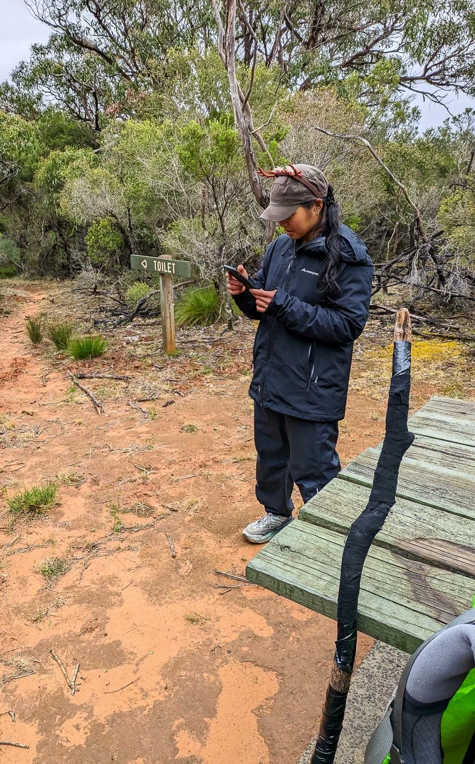 woman in jacket with pockets