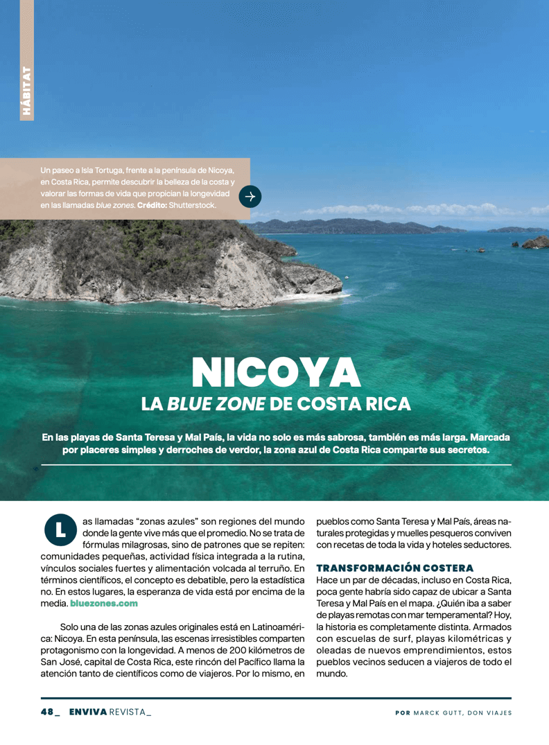 Enviva, Viva in-flight magazine.
February, 2026.
(Words)