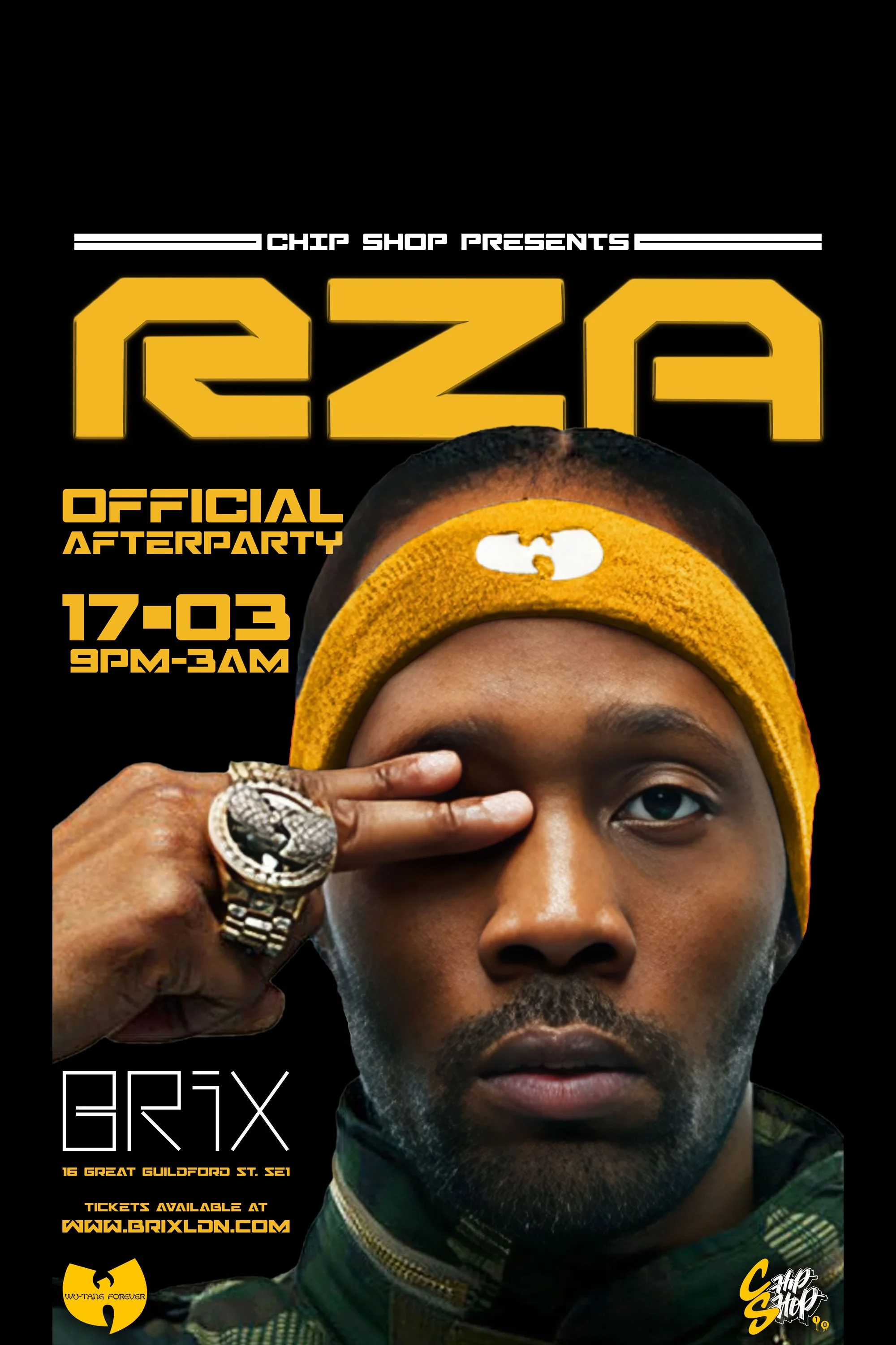 RZA at BRIX ! Wu Tang after party