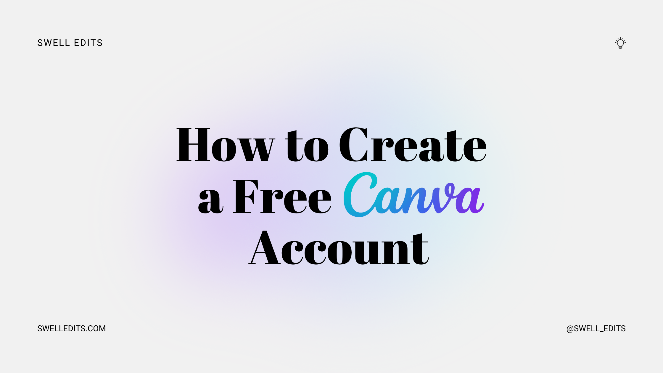 How to create a free Canva account
