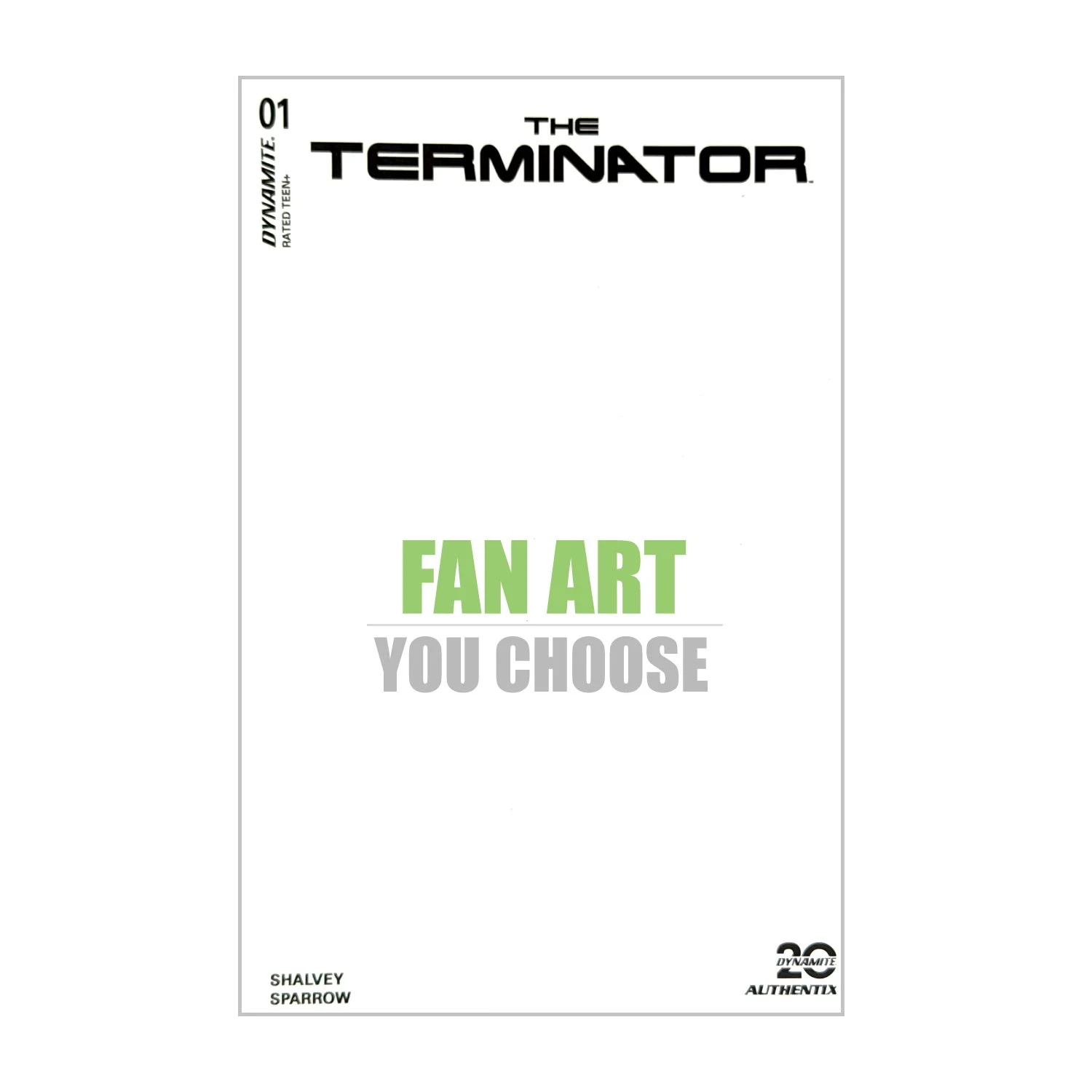 Terminator - Original Art Sketchcover