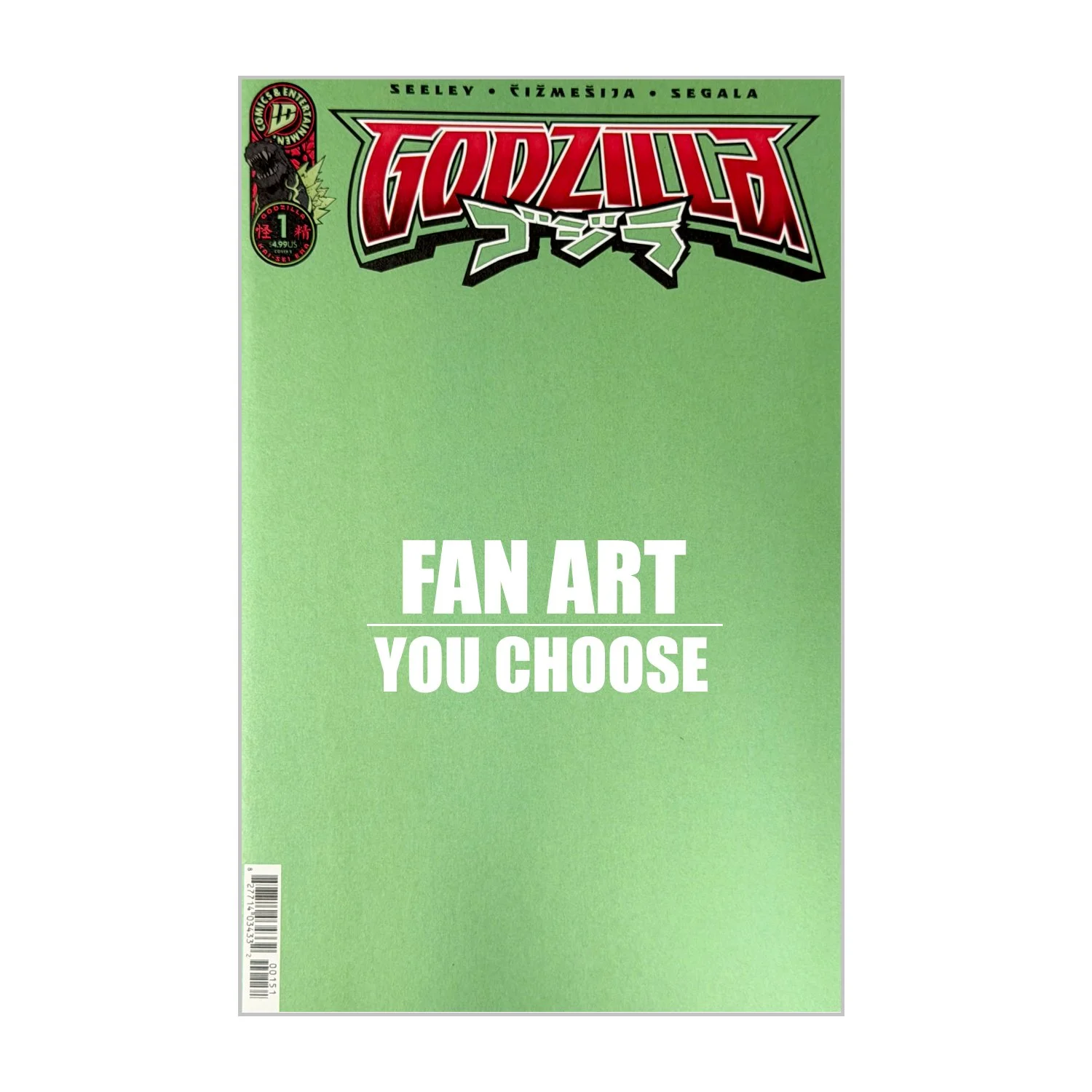 Godzilla (Green Cover) - Original Art Sketchcover