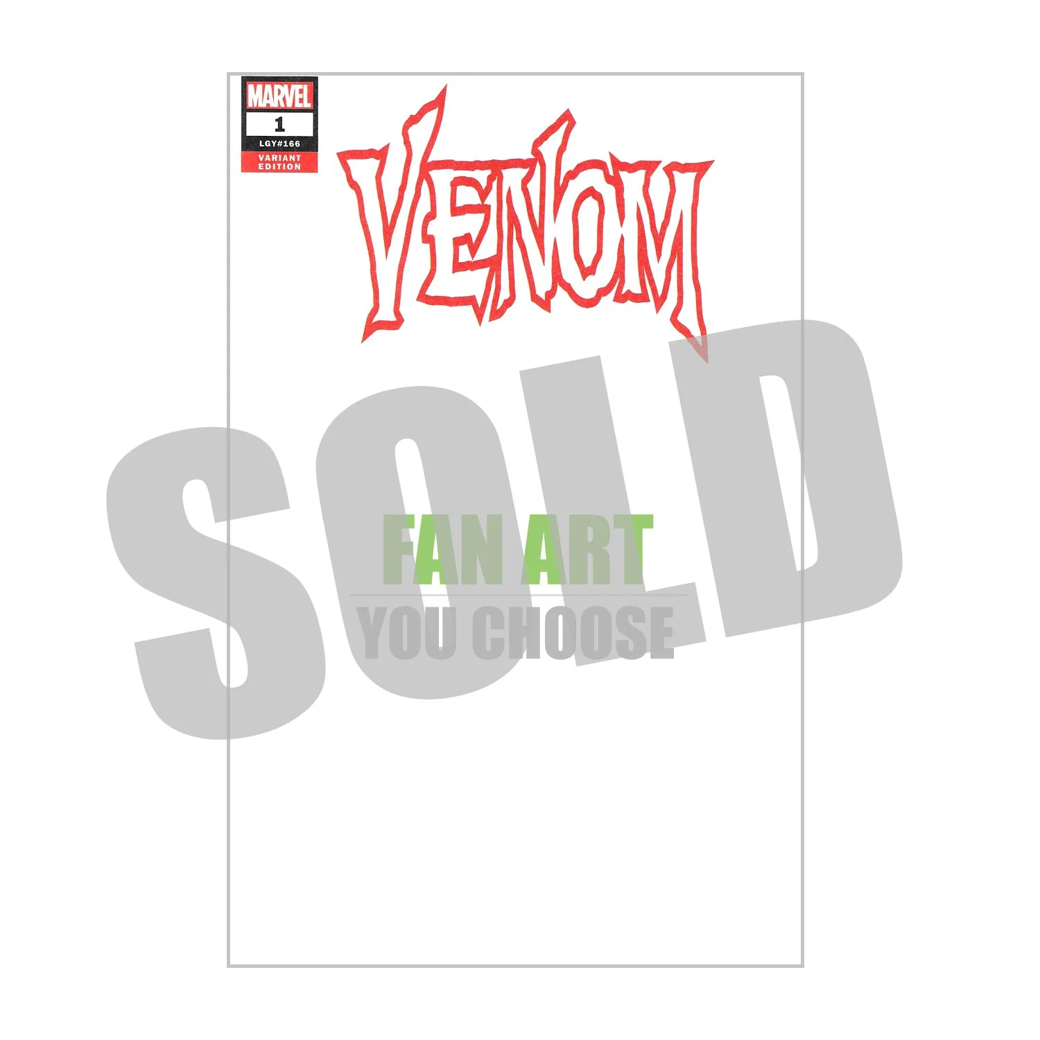Venom - Original Art Sketchcover