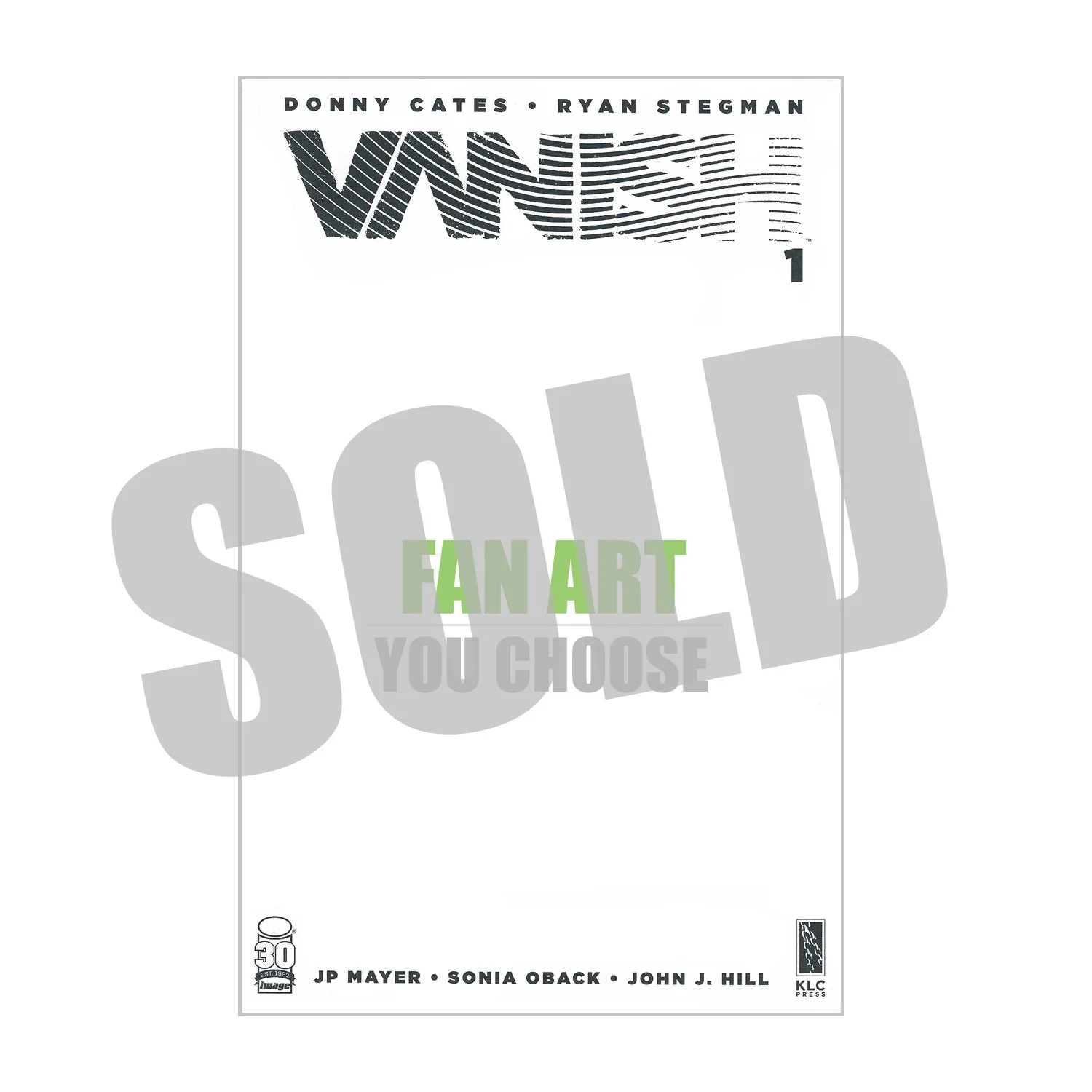 Vanish - Original Art Sketchcover